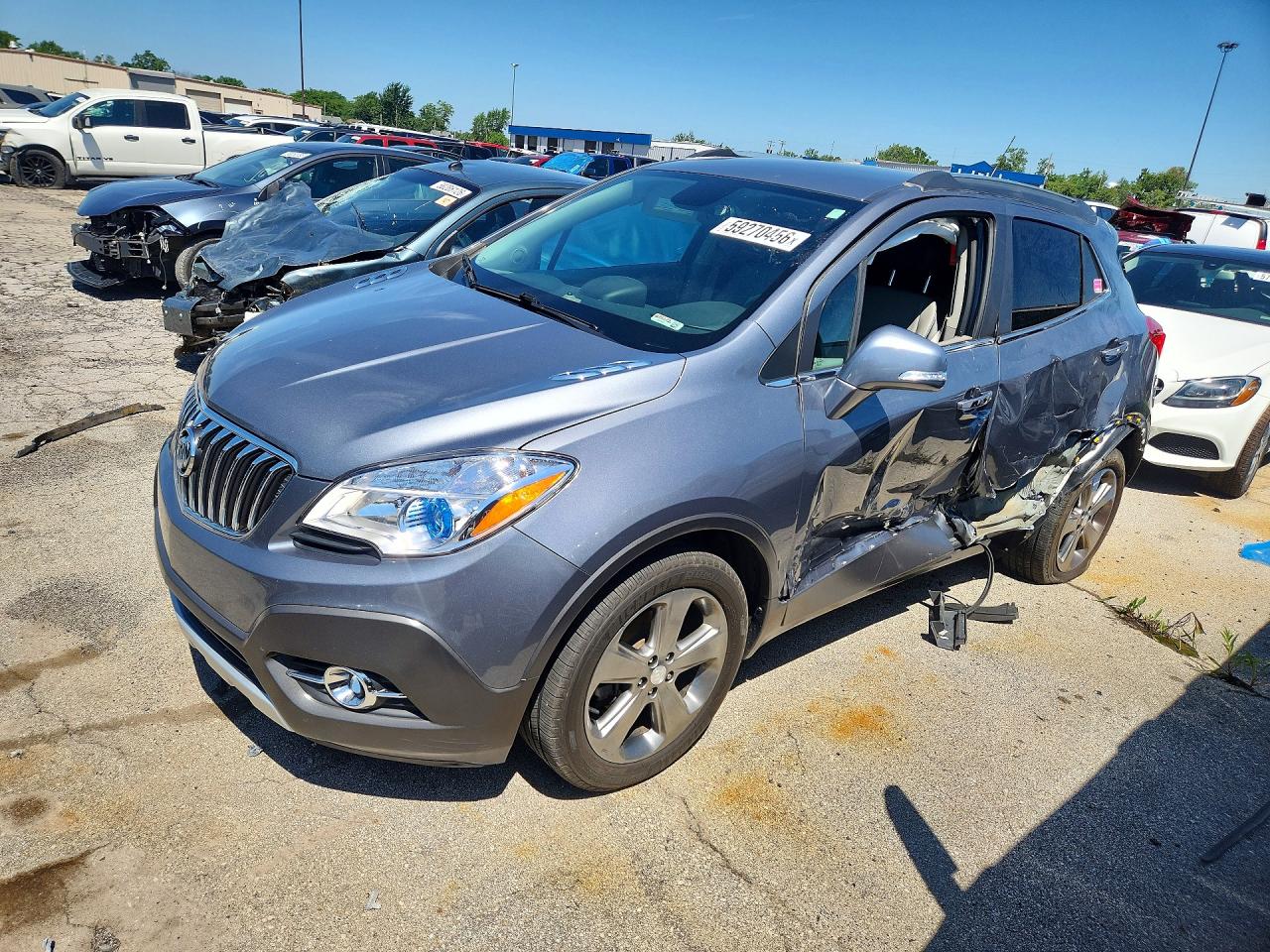 2014 Buick Encore Gray vin: KL4CJCSB1EB753861