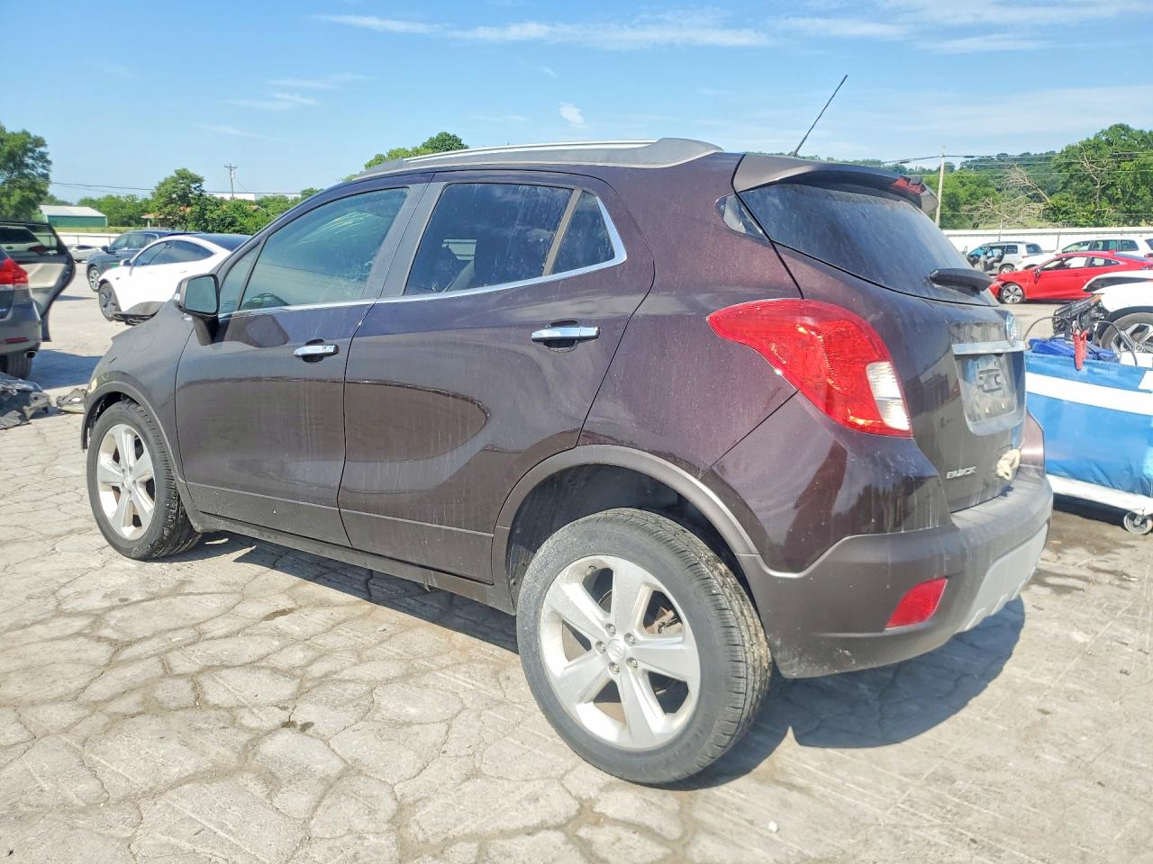 2015 Buick Encore Темно-бордовый vin: KL4CJCSB1FB054831