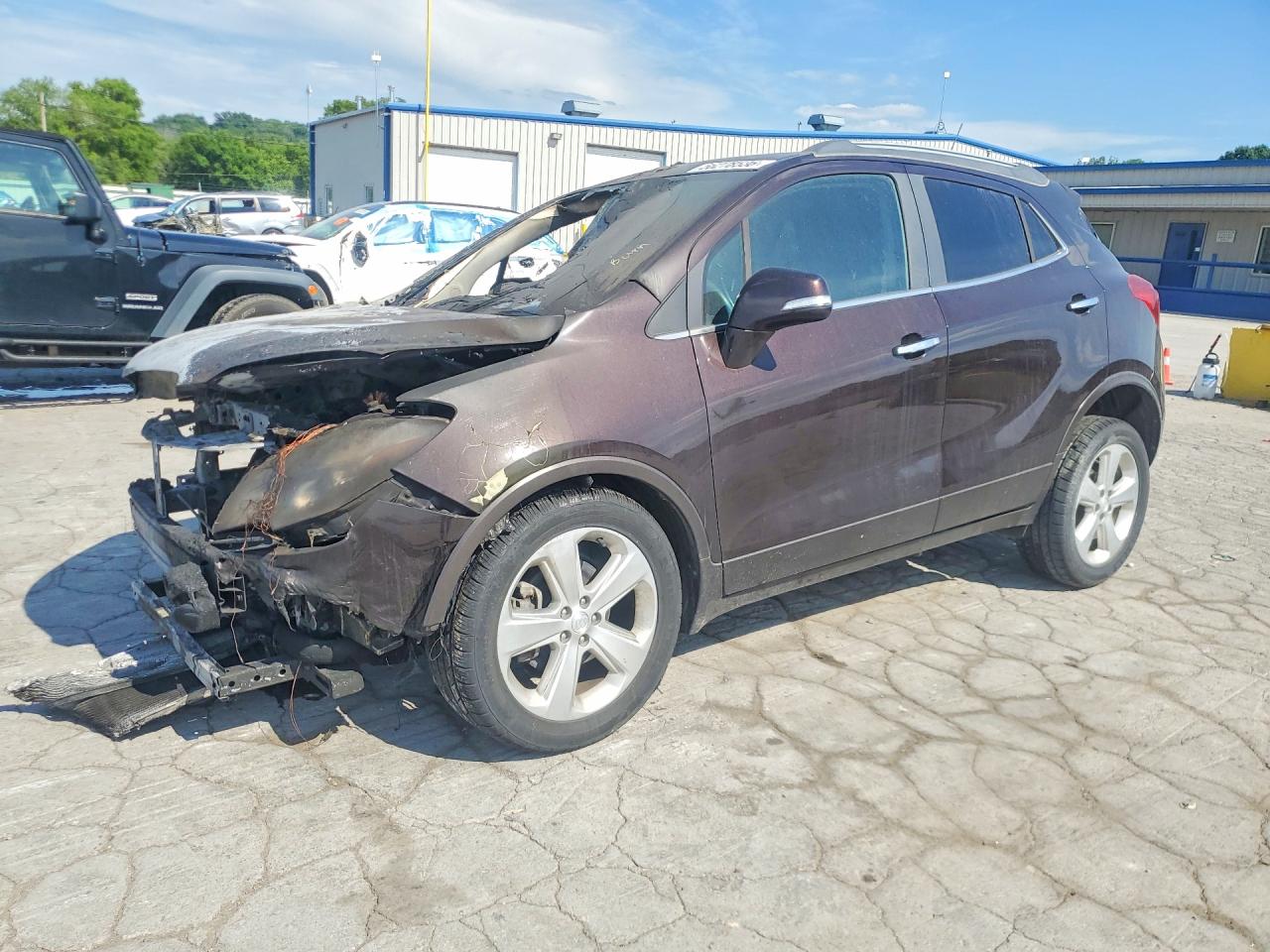 2015 Buick Encore Maroon vin: KL4CJCSB1FB054831