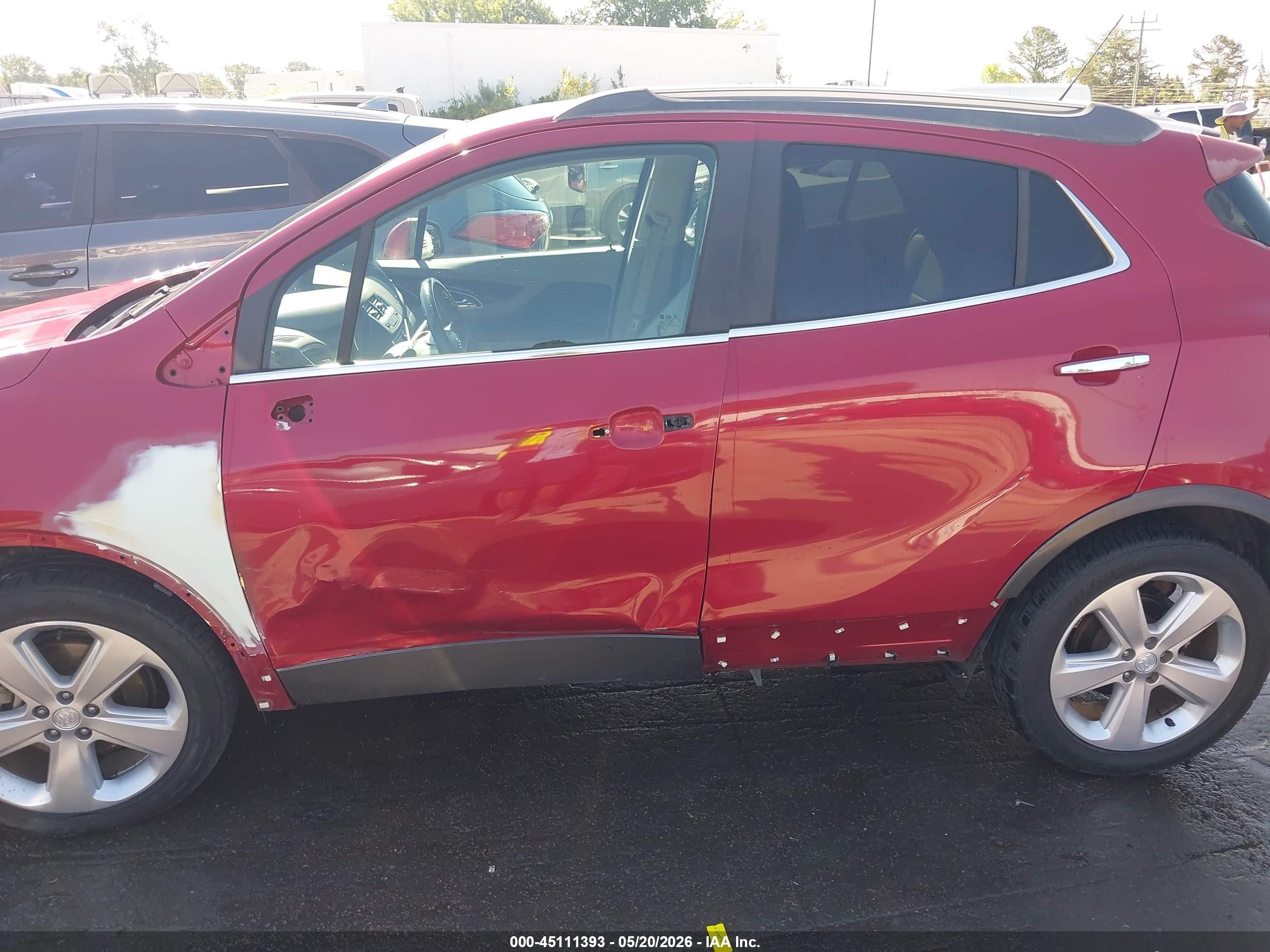 2015 Buick Encore Leather Красный vin: KL4CJCSB1FB080930
