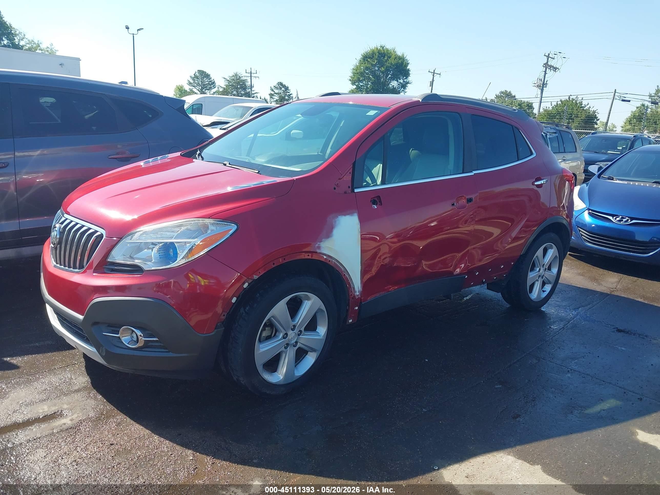 2015 Buick Encore Leather Красный vin: KL4CJCSB1FB080930