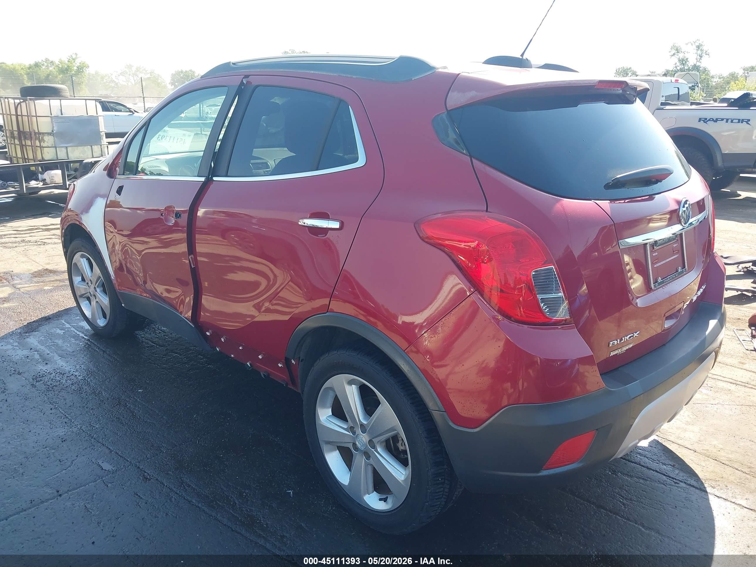 2015 Buick Encore Leather Красный vin: KL4CJCSB1FB080930