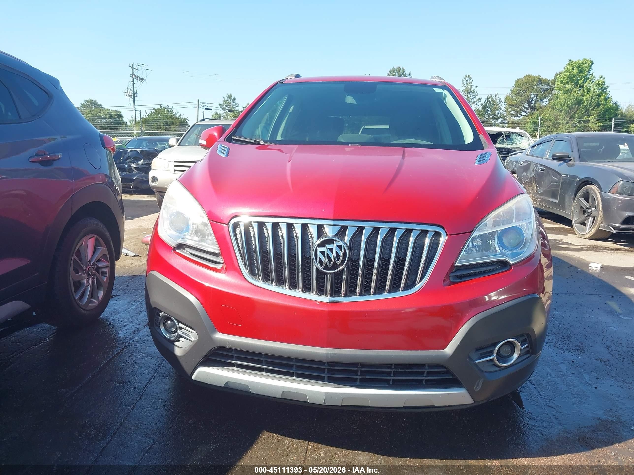 2015 Buick Encore Leather Красный vin: KL4CJCSB1FB080930
