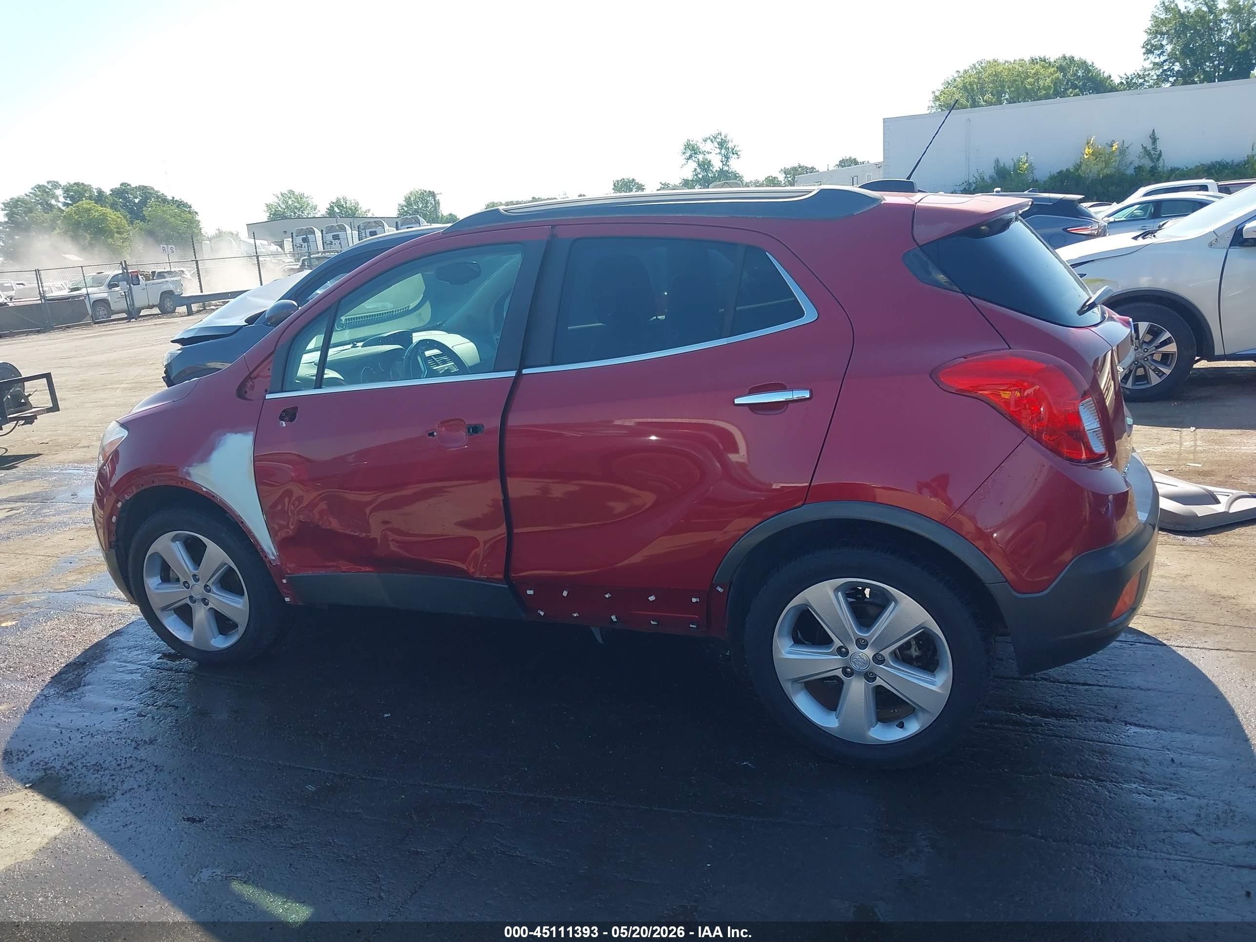 2015 Buick Encore Leather Красный vin: KL4CJCSB1FB080930