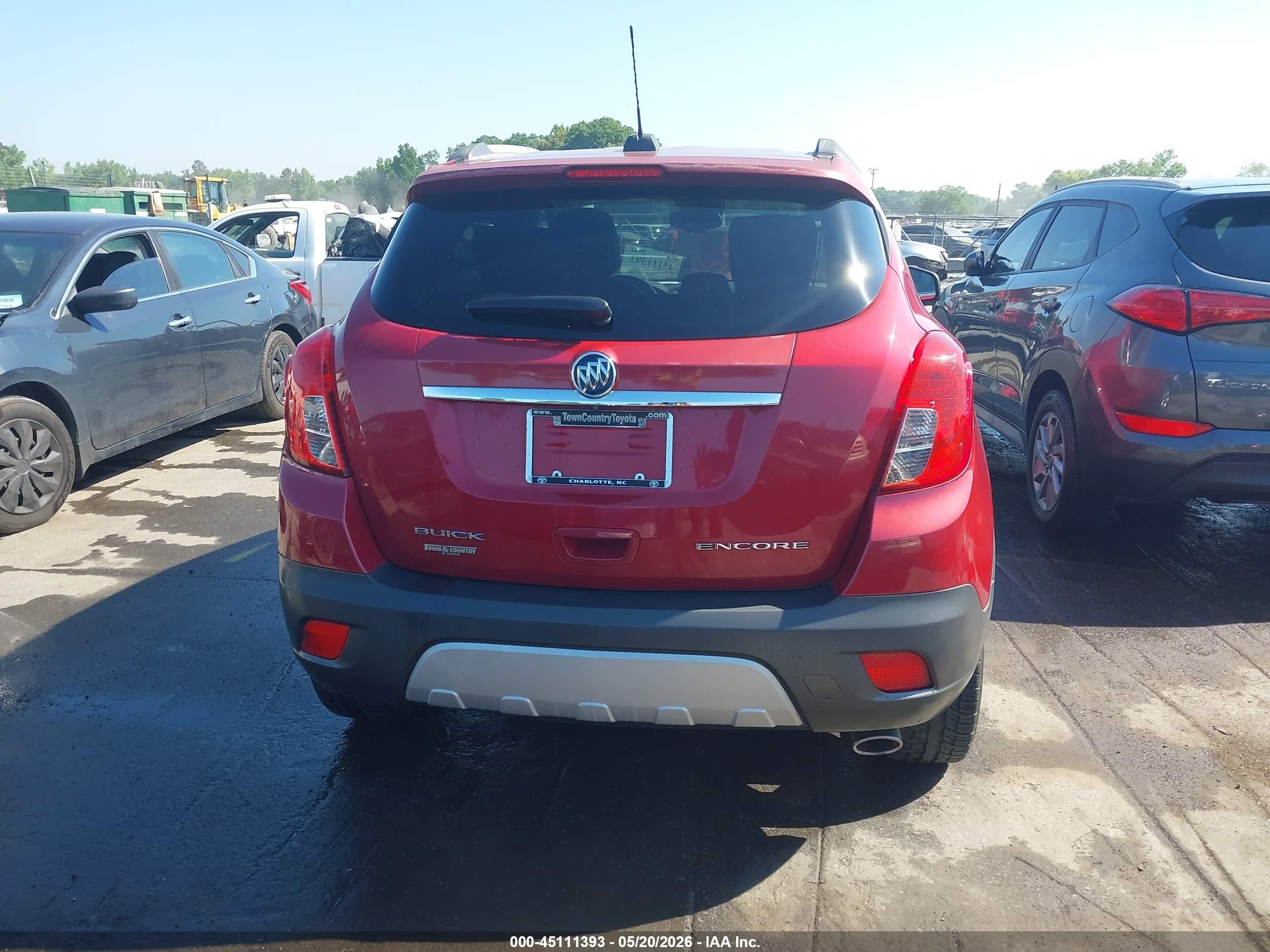 2015 Buick Encore Leather Красный vin: KL4CJCSB1FB080930