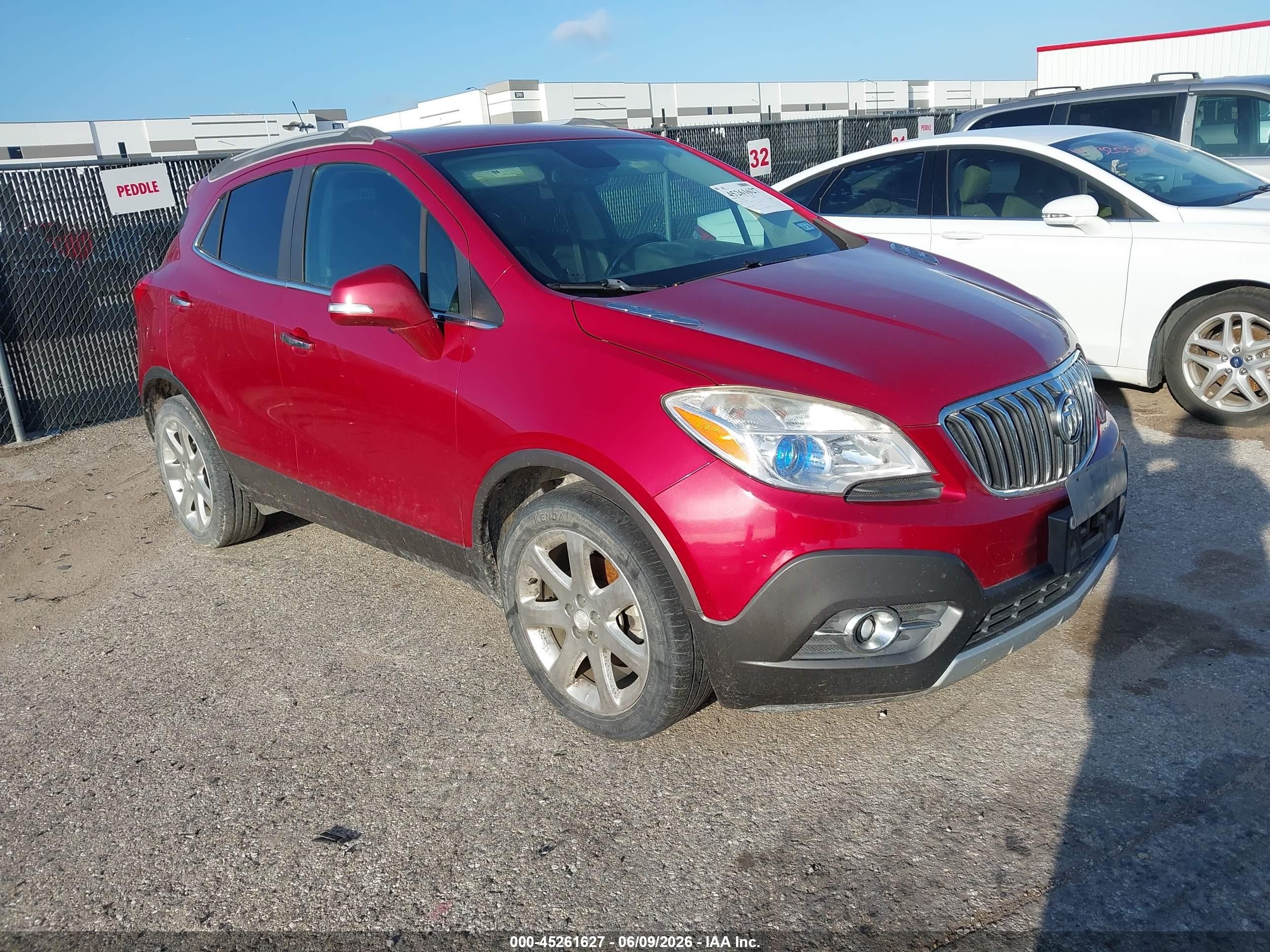 2015 Buick Encore Leather Red vin: KL4CJCSB1FB189632