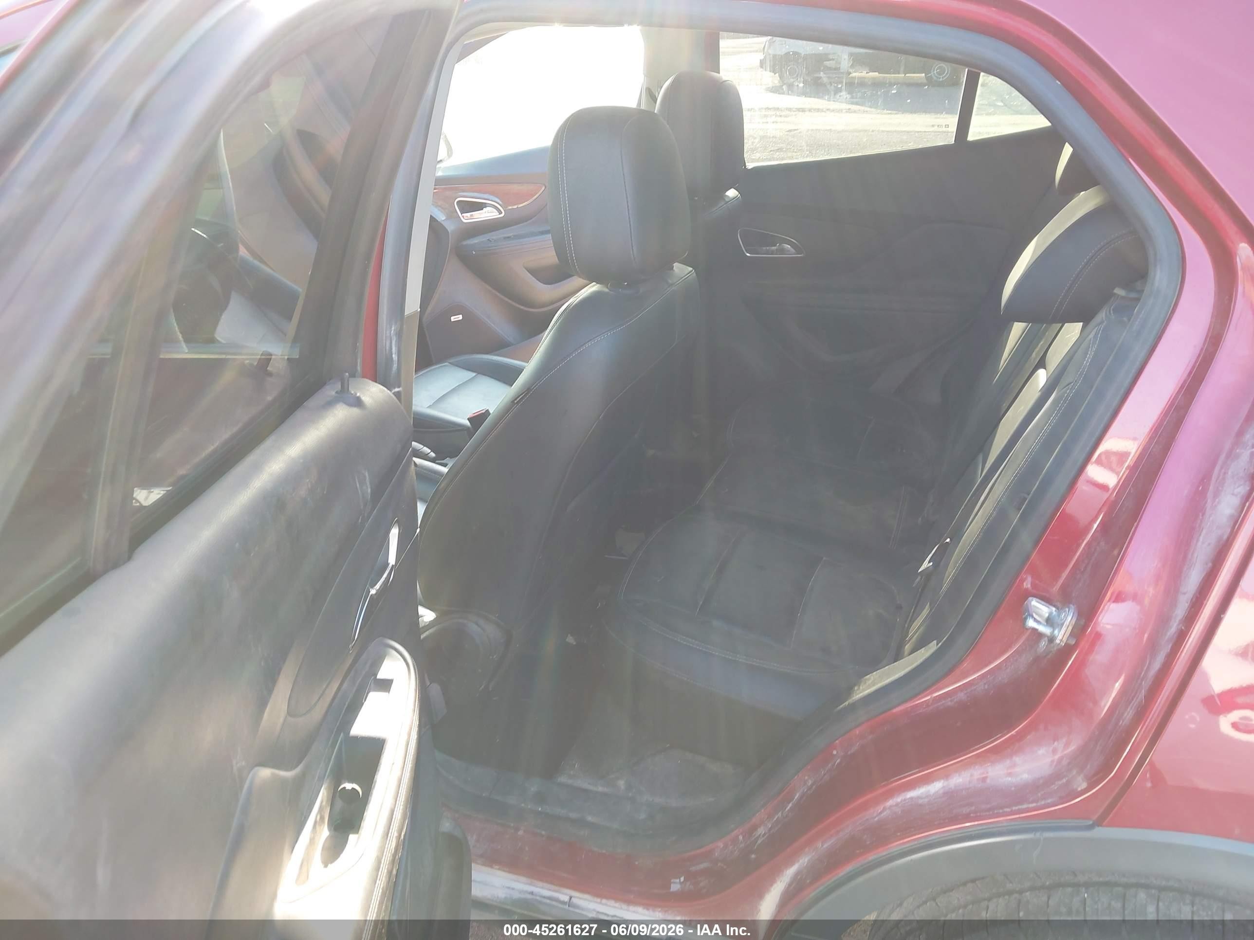 2015 Buick Encore Leather Red vin: KL4CJCSB1FB189632