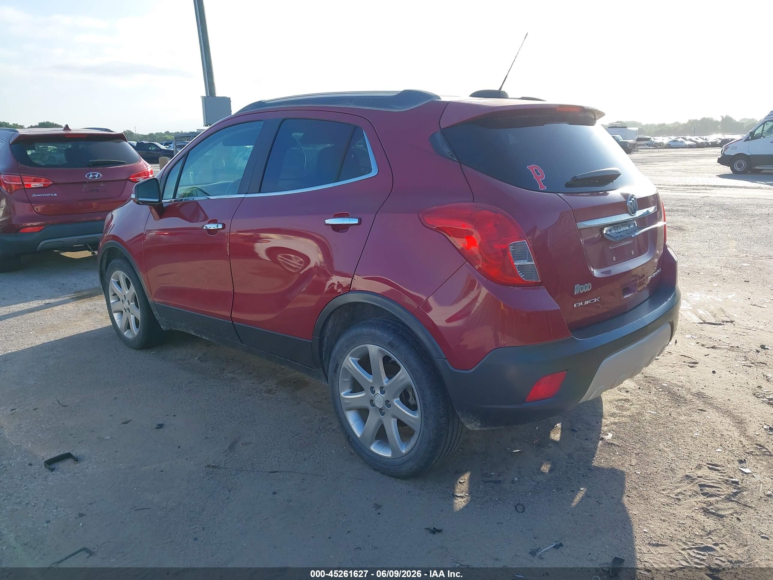 2015 Buick Encore Leather Red vin: KL4CJCSB1FB189632