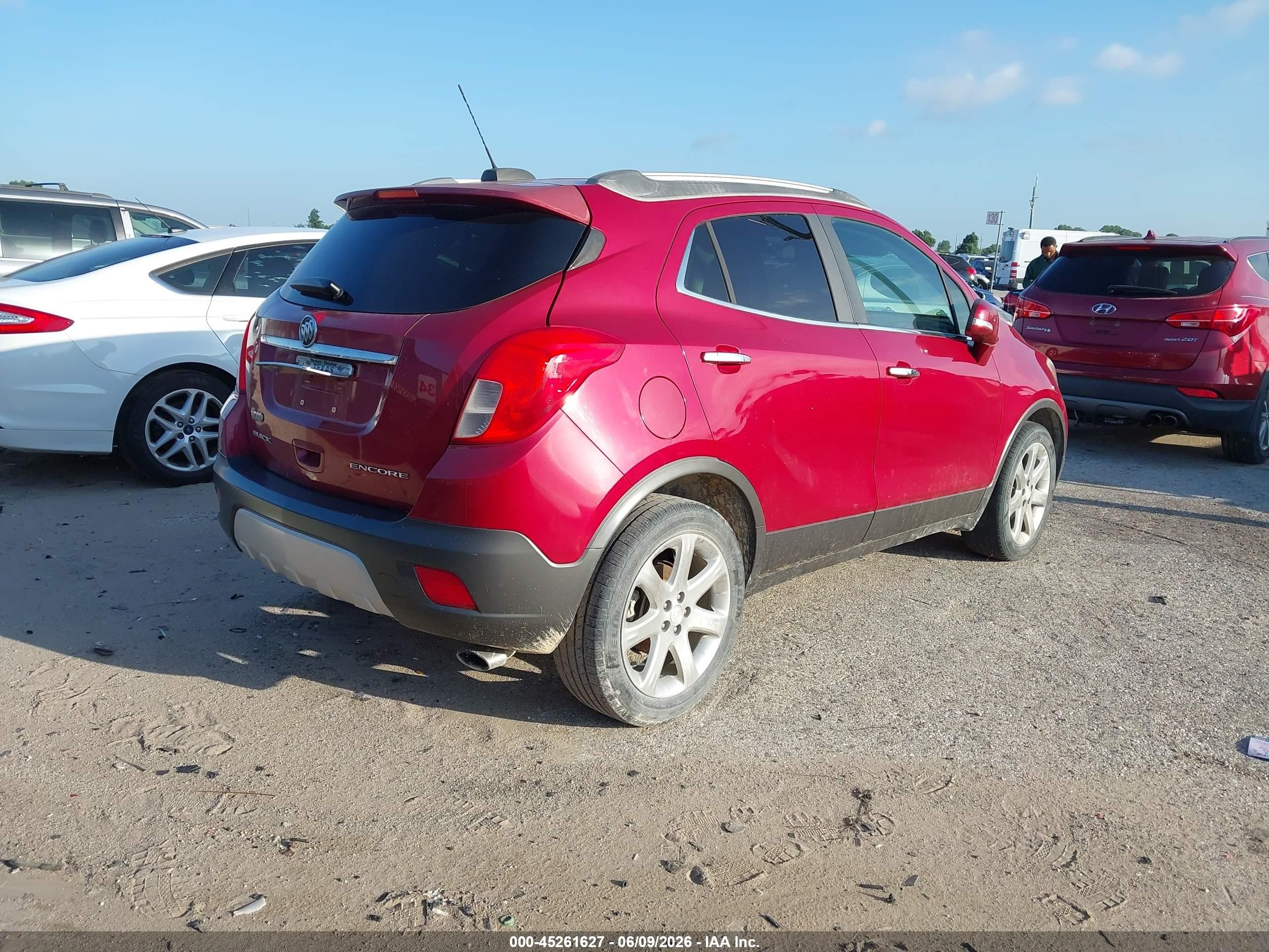 2015 Buick Encore Leather Red vin: KL4CJCSB1FB189632