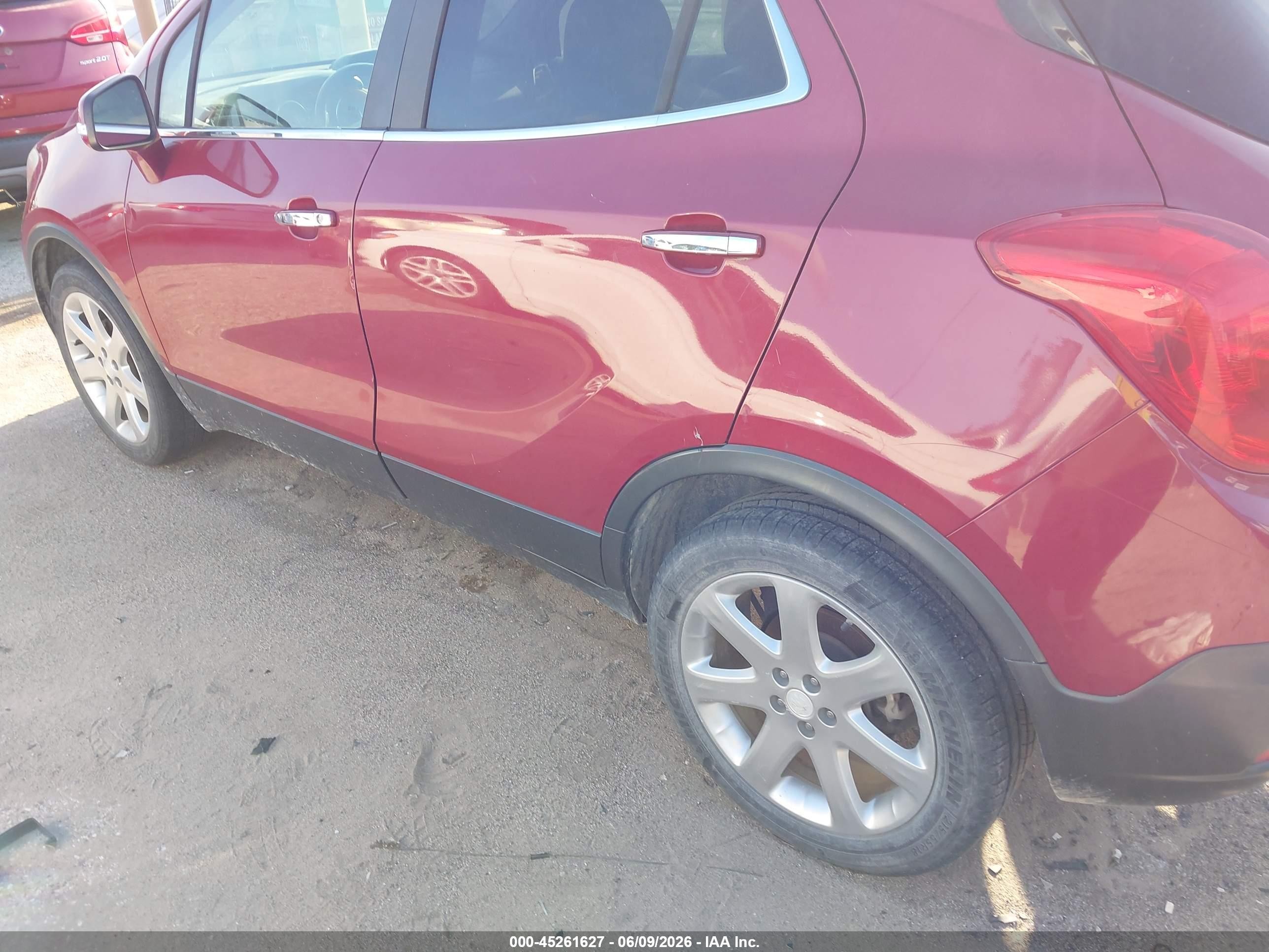 2015 Buick Encore Leather Red vin: KL4CJCSB1FB189632