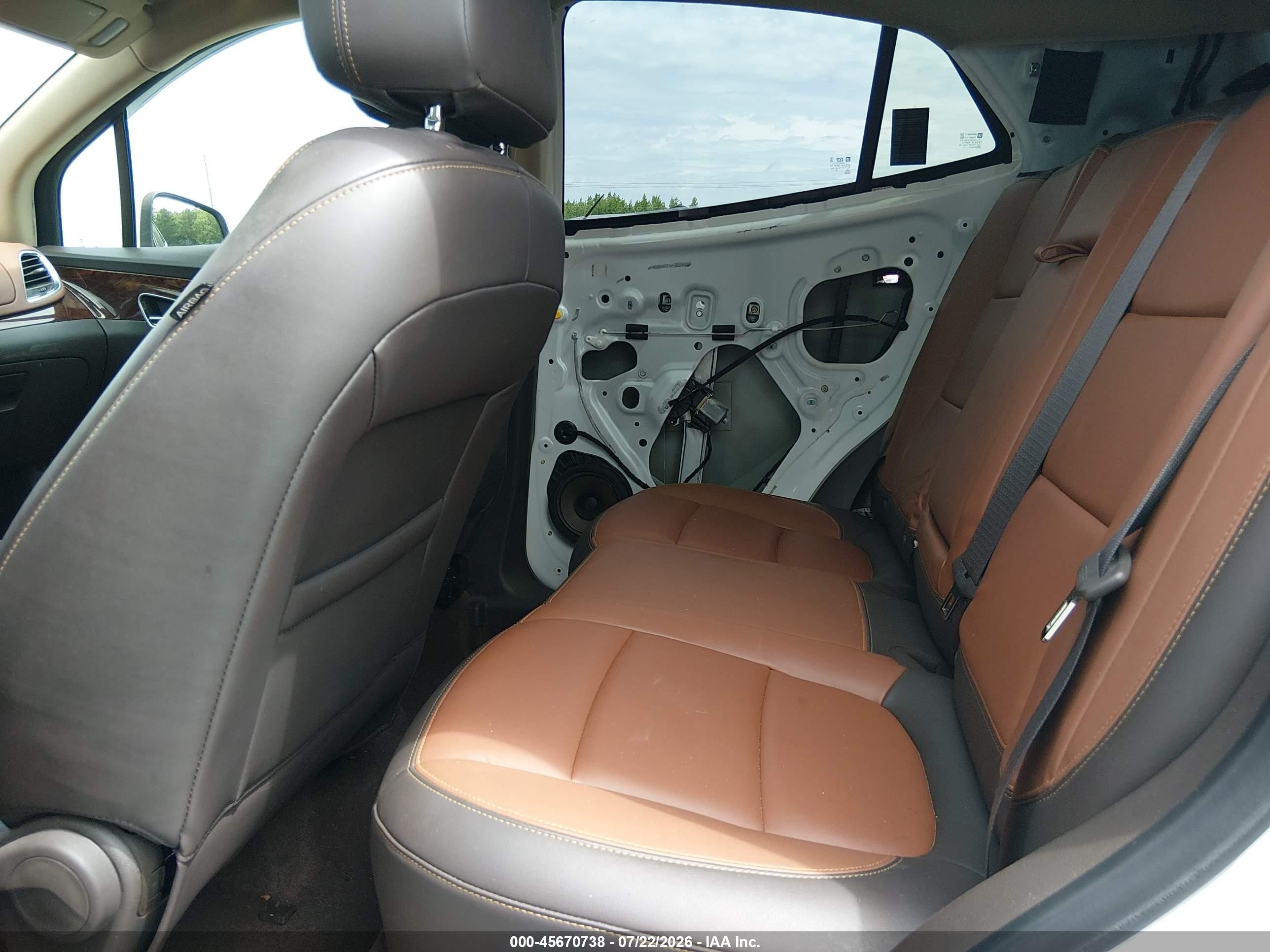 2015 Buick Encore Leather Белый vin: KL4CJCSB1FB239428