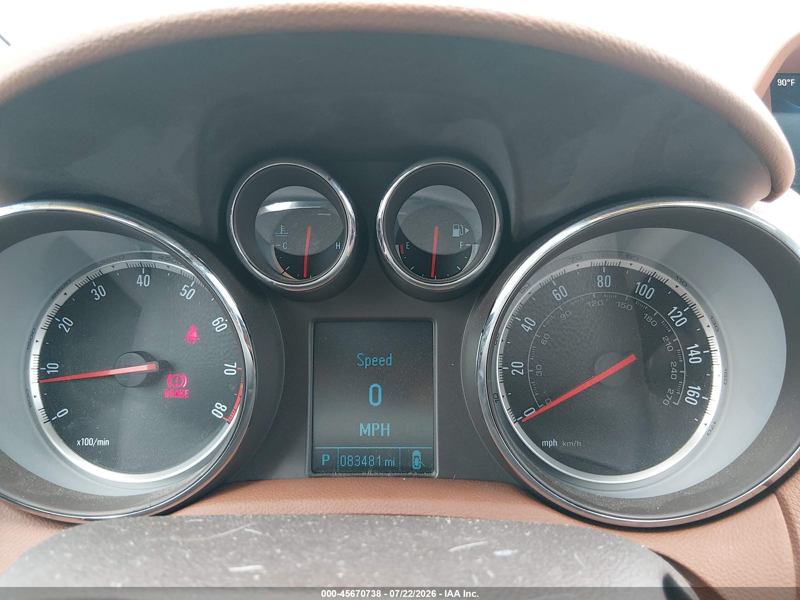 2015 Buick Encore Leather Белый vin: KL4CJCSB1FB239428