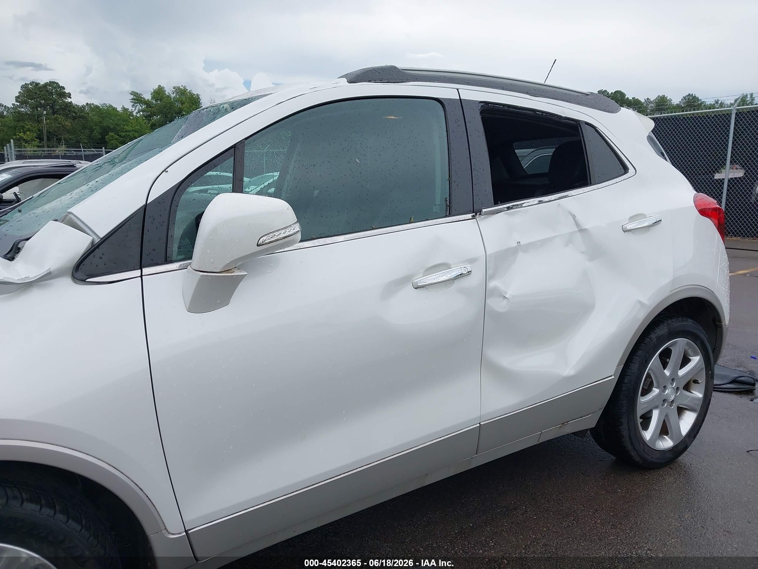 2015 Buick Encore Leather White vin: KL4CJCSB1FB269285