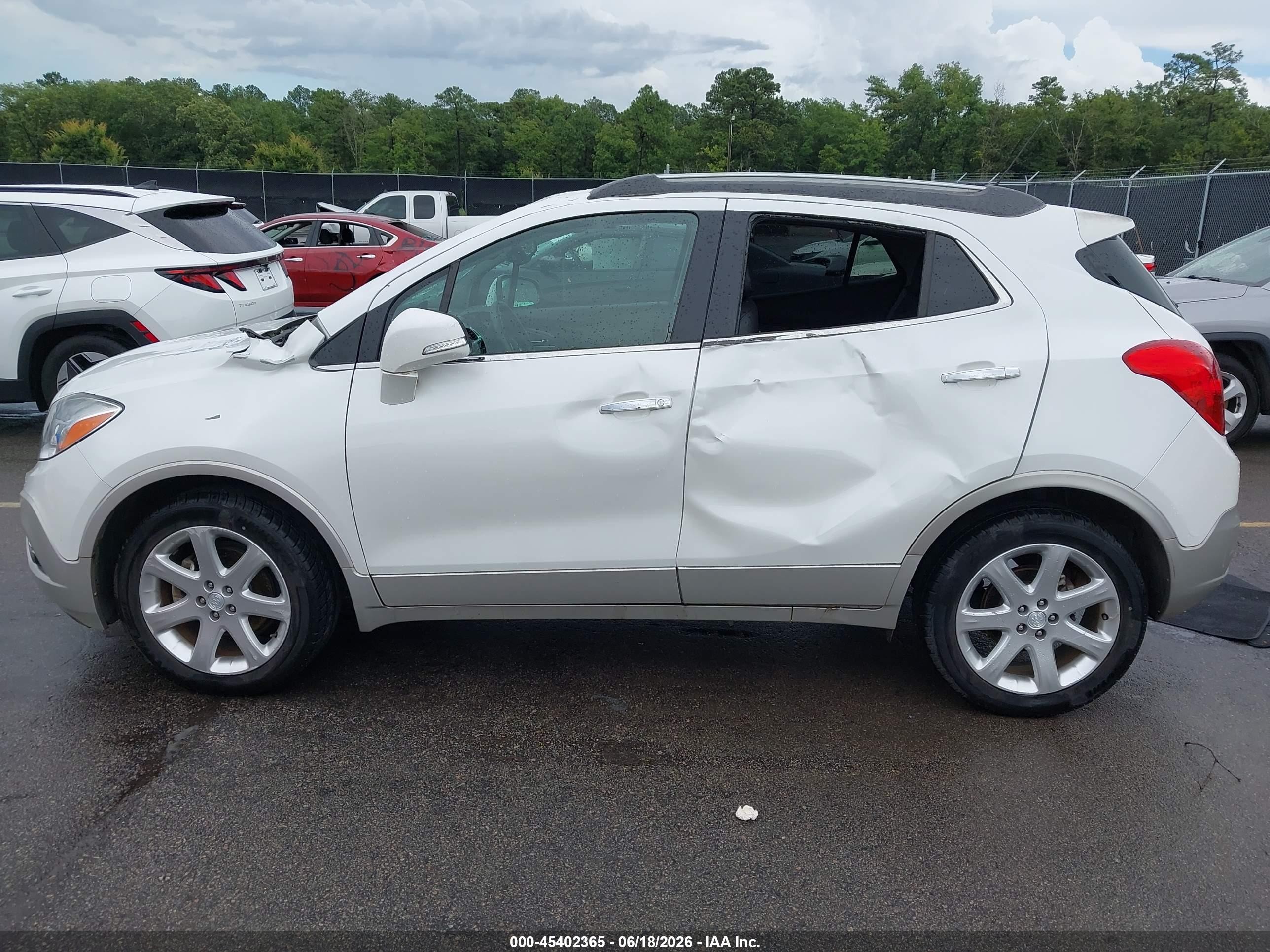 2015 Buick Encore Leather White vin: KL4CJCSB1FB269285