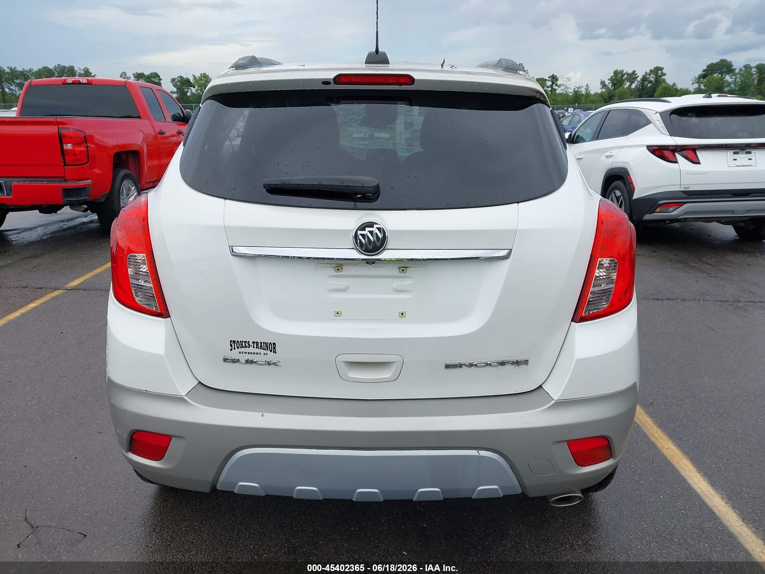 2015 Buick Encore Leather White vin: KL4CJCSB1FB269285