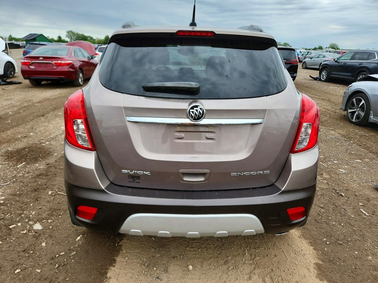 2014 Buick Encore Gray vin: KL4CJCSB2EB654255
