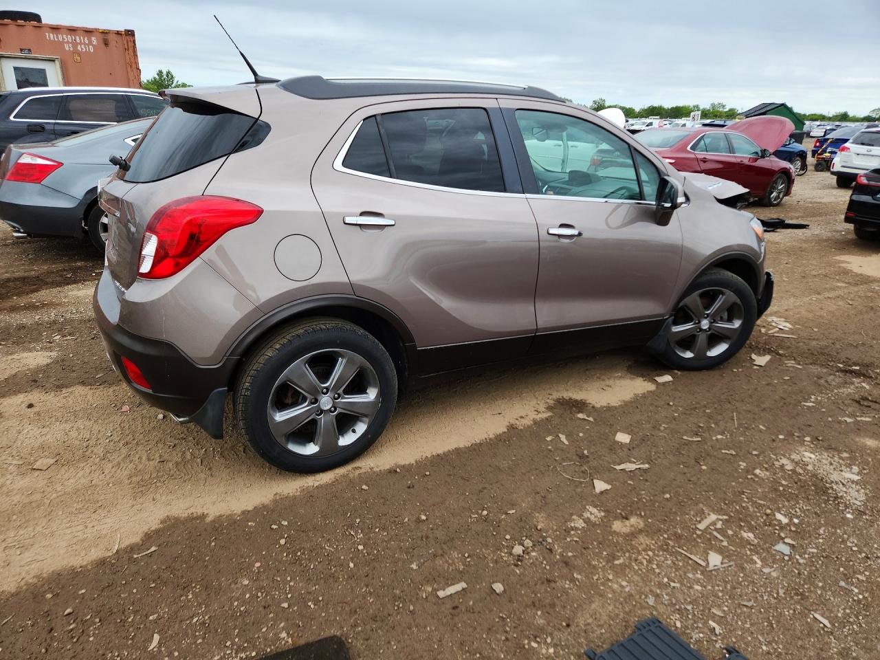 2014 Buick Encore Gray vin: KL4CJCSB2EB654255
