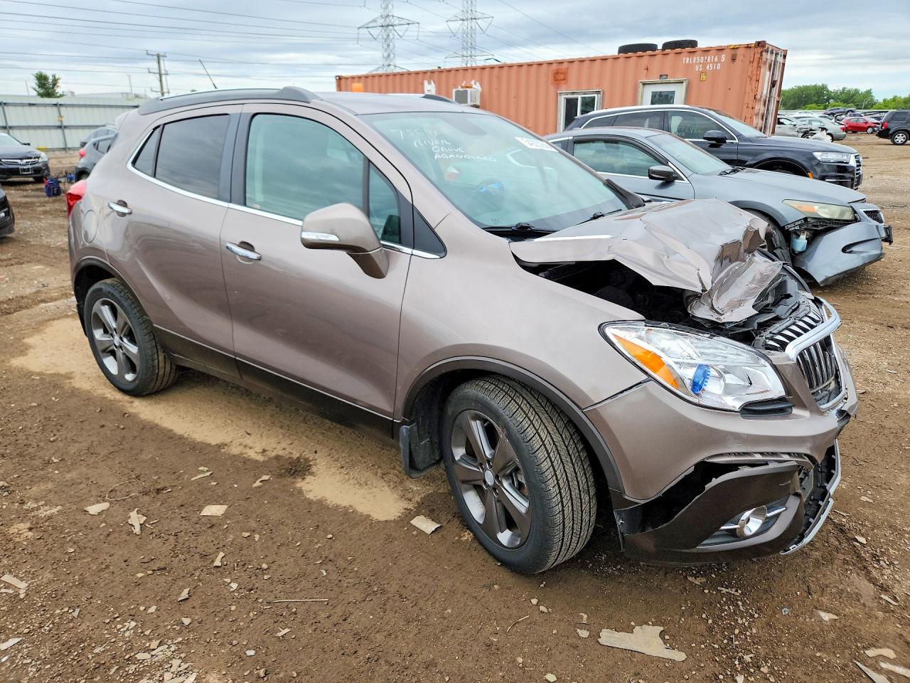 2014 Buick Encore Gray vin: KL4CJCSB2EB654255