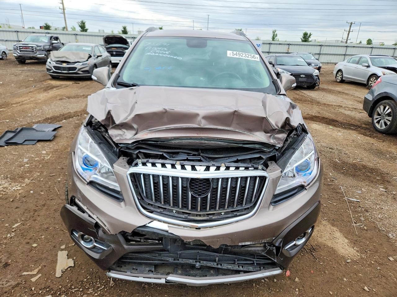 2014 Buick Encore Gray vin: KL4CJCSB2EB654255