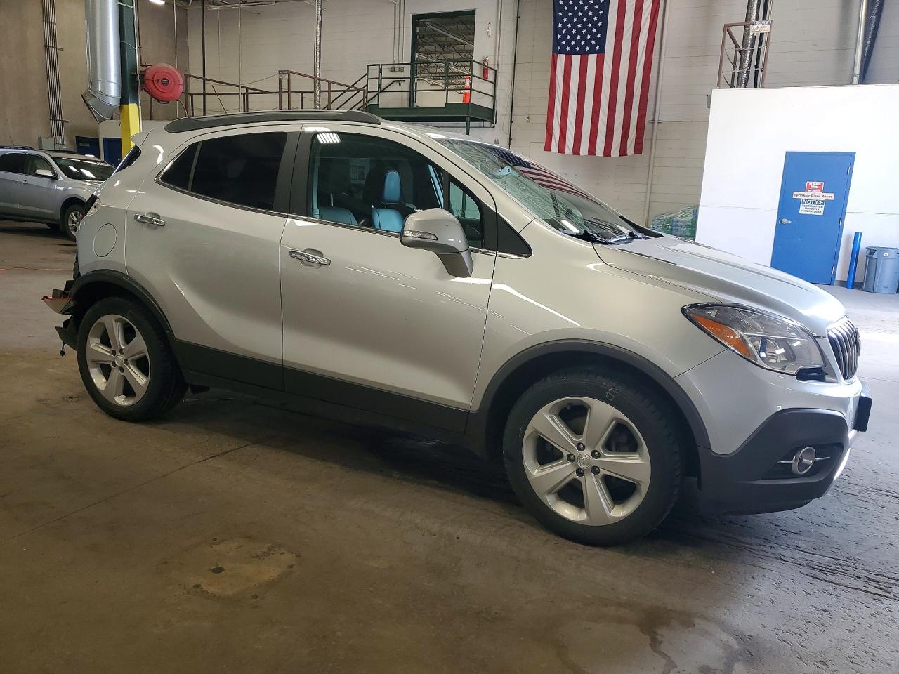 2015 Buick Encore Silver vin: KL4CJCSB2FB084307