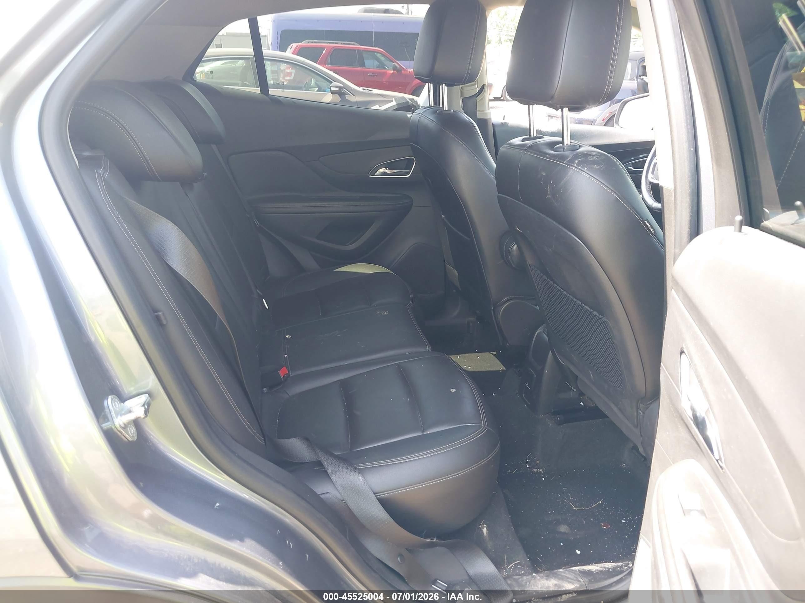 2015 Buick Encore Leather Серый vin: KL4CJCSB2FB104989