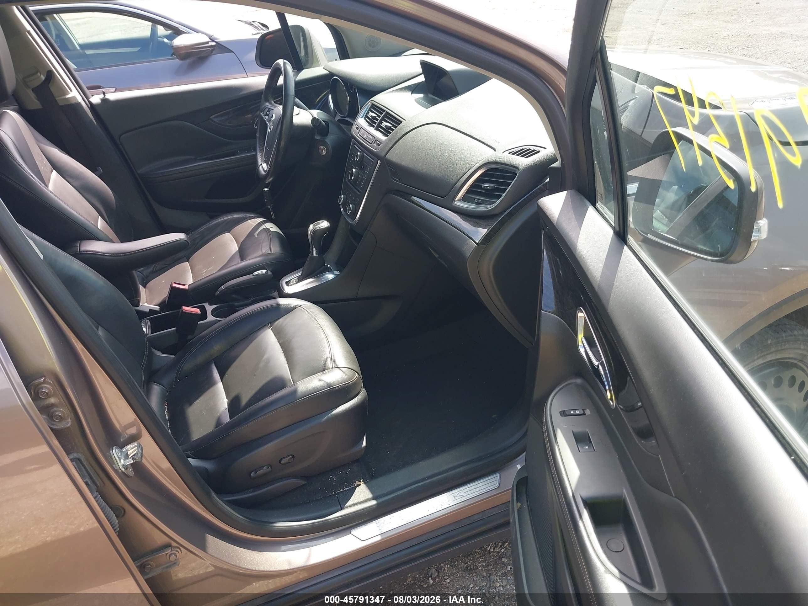 2015 Buick Encore Leather Gray vin: KL4CJCSB2FB176324
