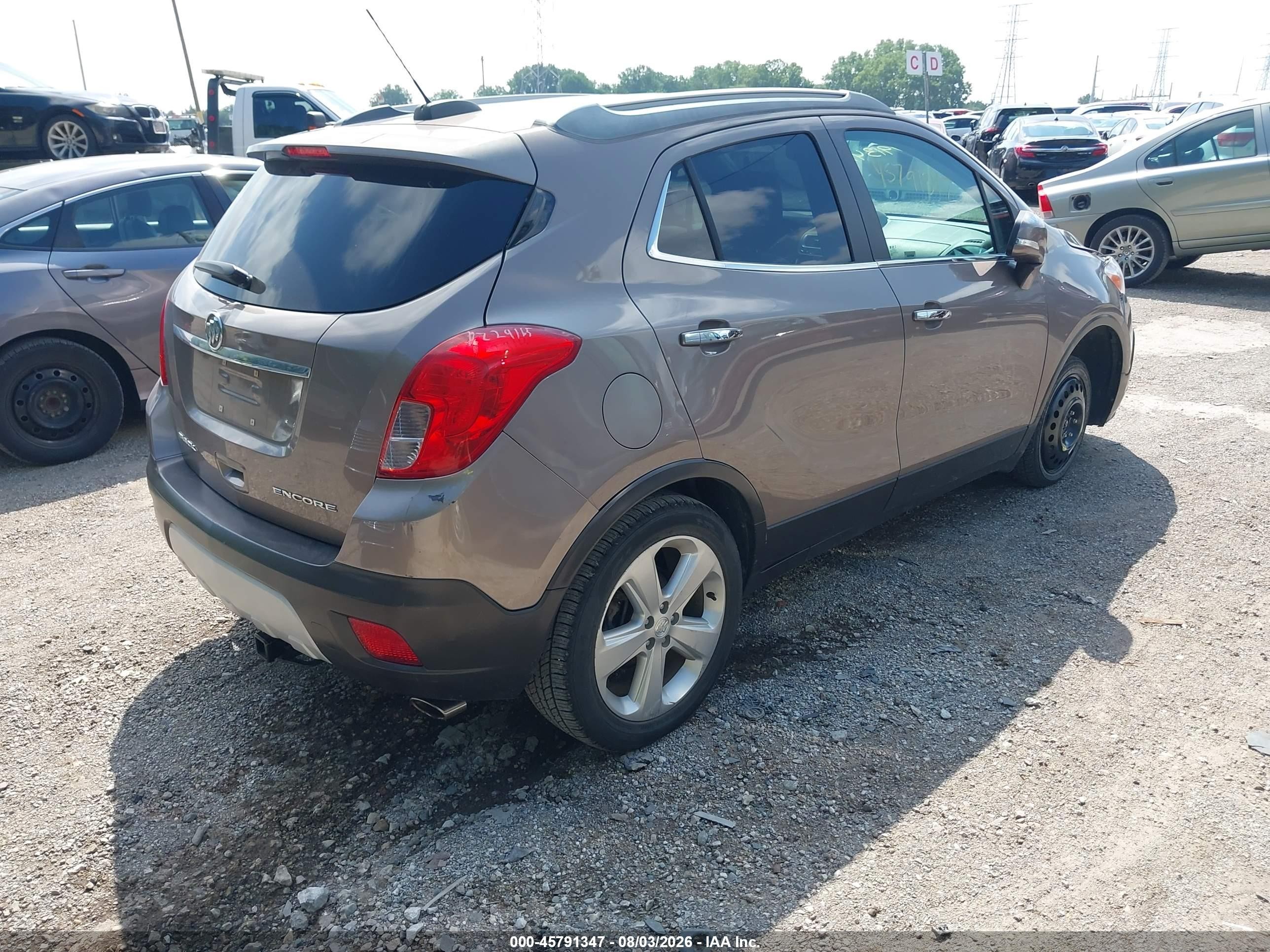 2015 Buick Encore Leather Gray vin: KL4CJCSB2FB176324