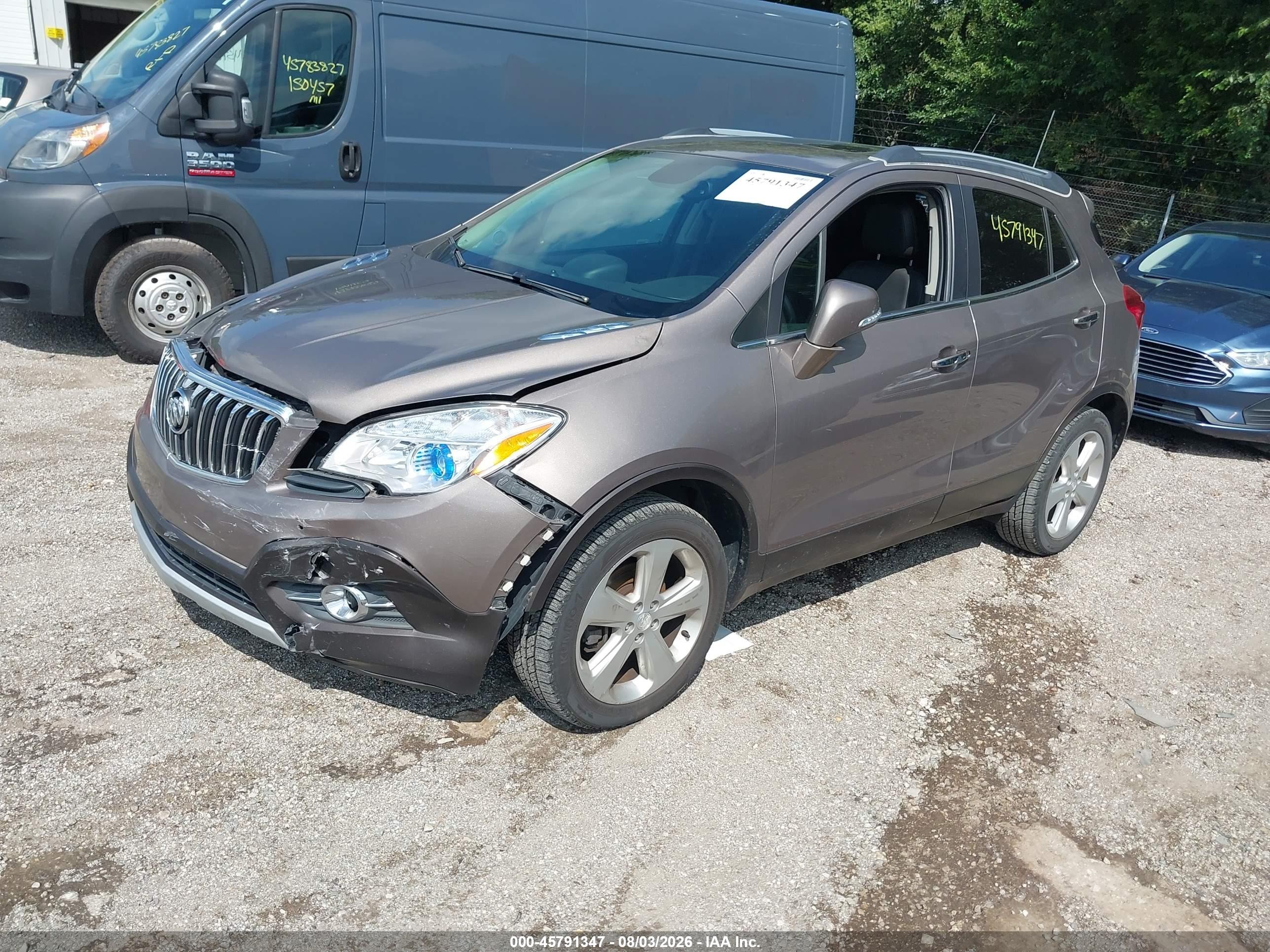 2015 Buick Encore Leather Gray vin: KL4CJCSB2FB176324