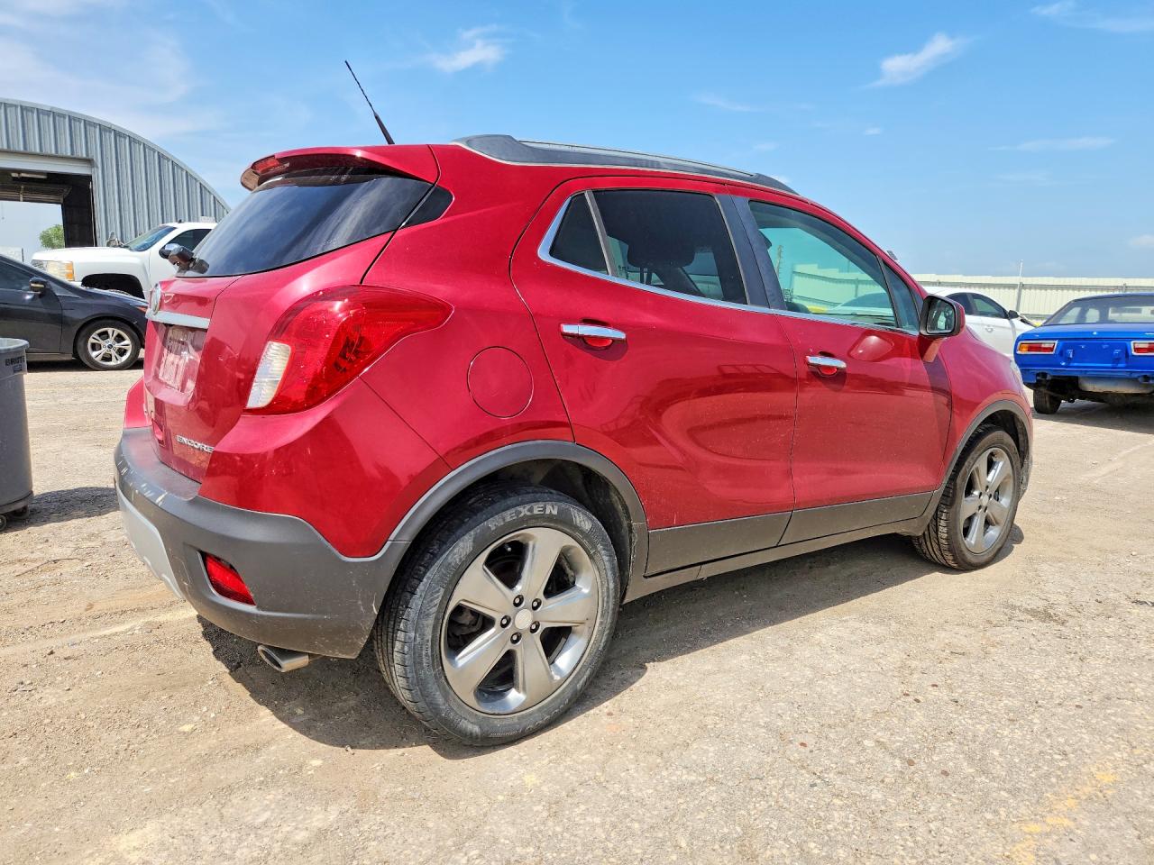 2013 Buick Encore Maroon vin: KL4CJCSB3DB172005