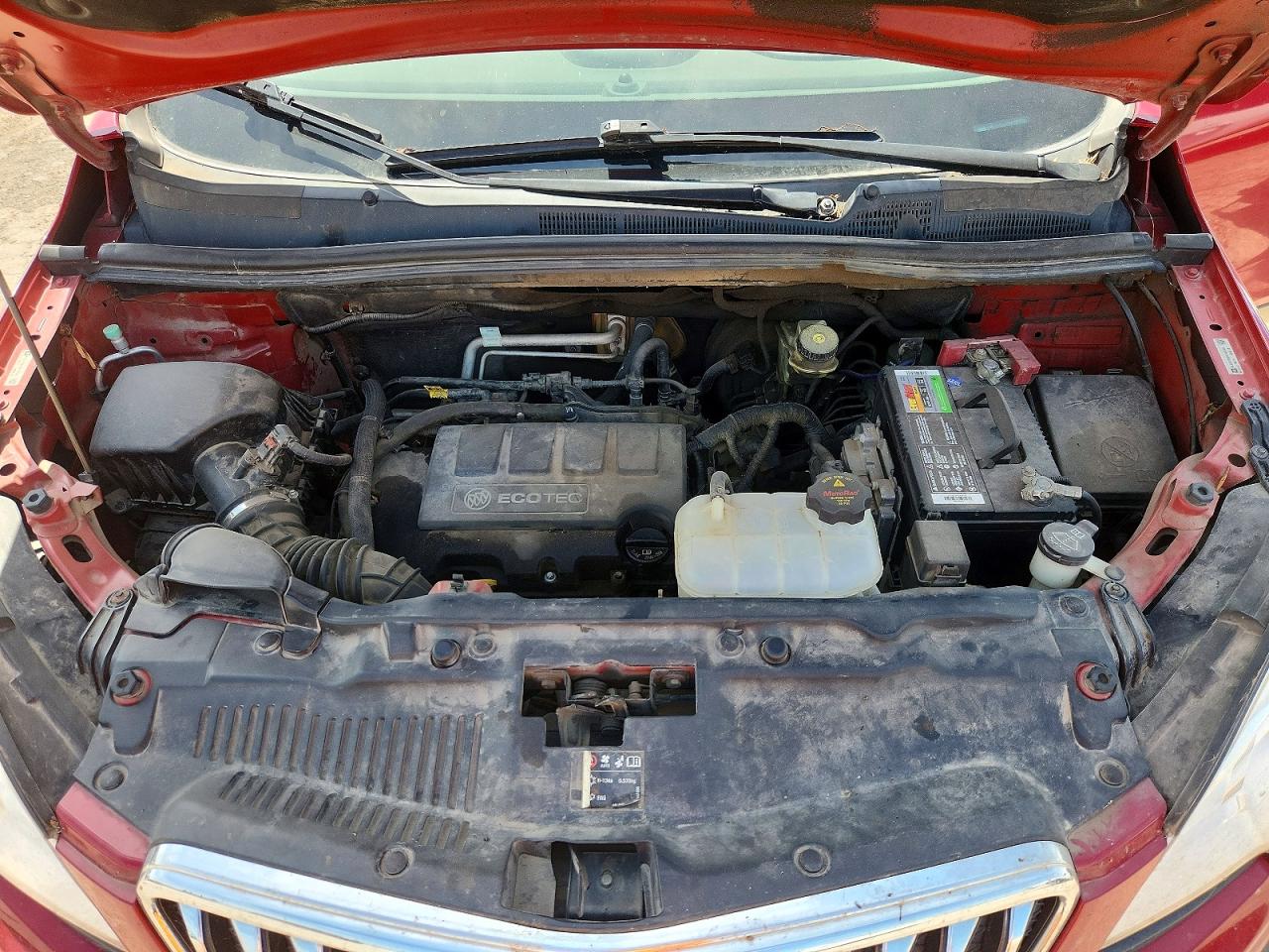 2013 Buick Encore Maroon vin: KL4CJCSB3DB172005
