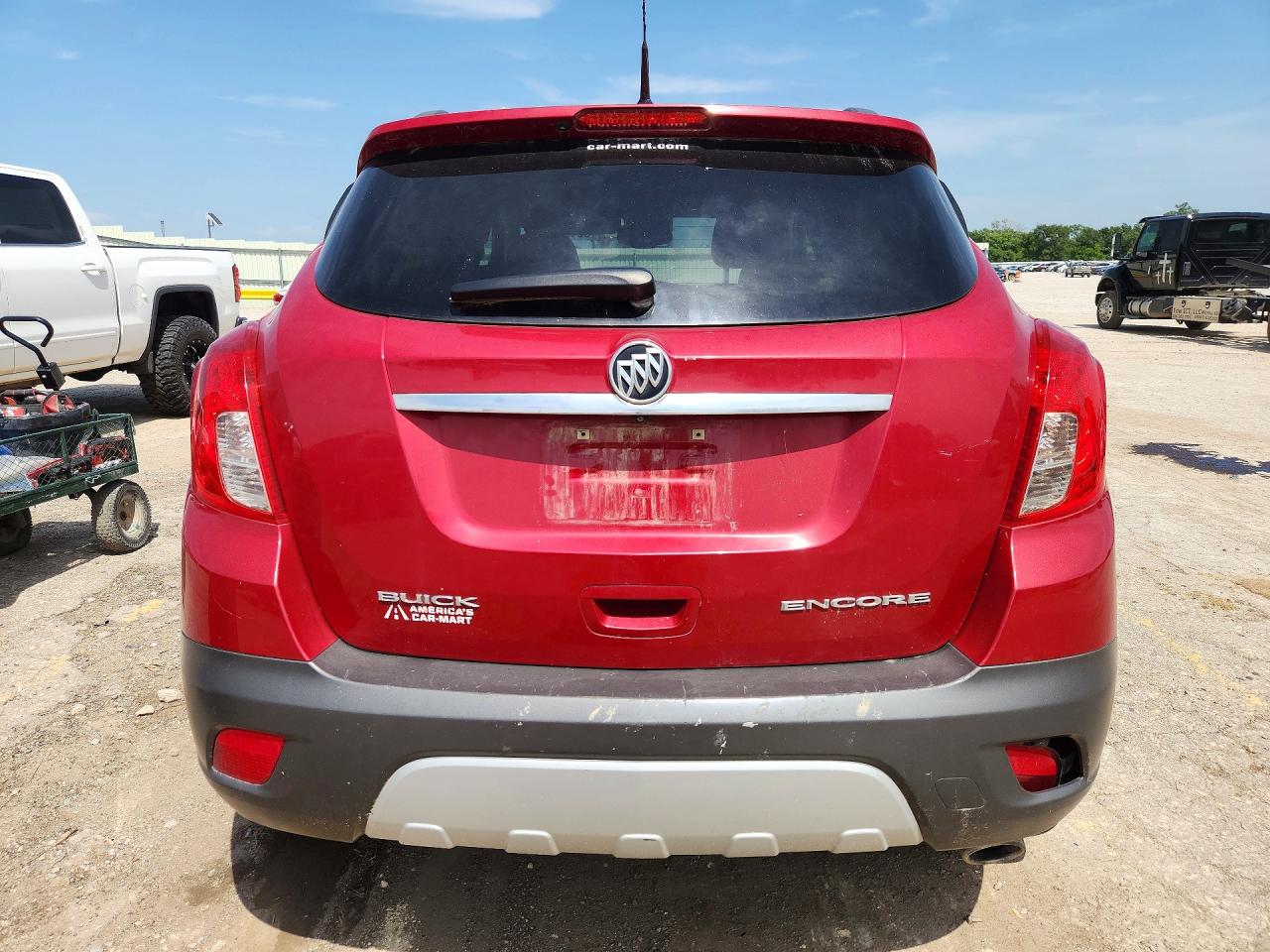 2013 Buick Encore Maroon vin: KL4CJCSB3DB172005