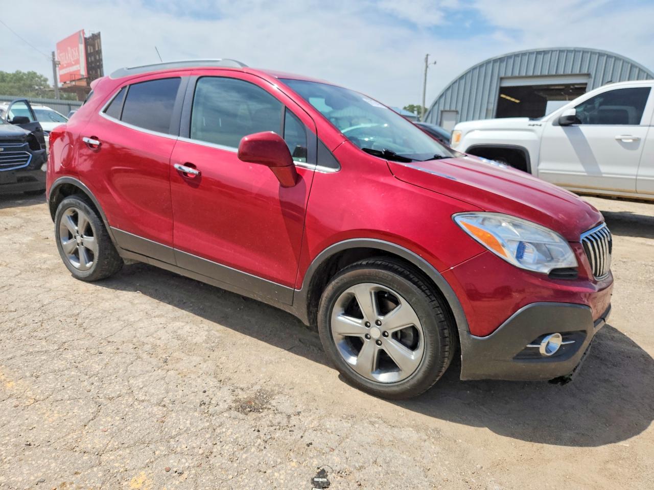2013 Buick Encore Maroon vin: KL4CJCSB3DB172005