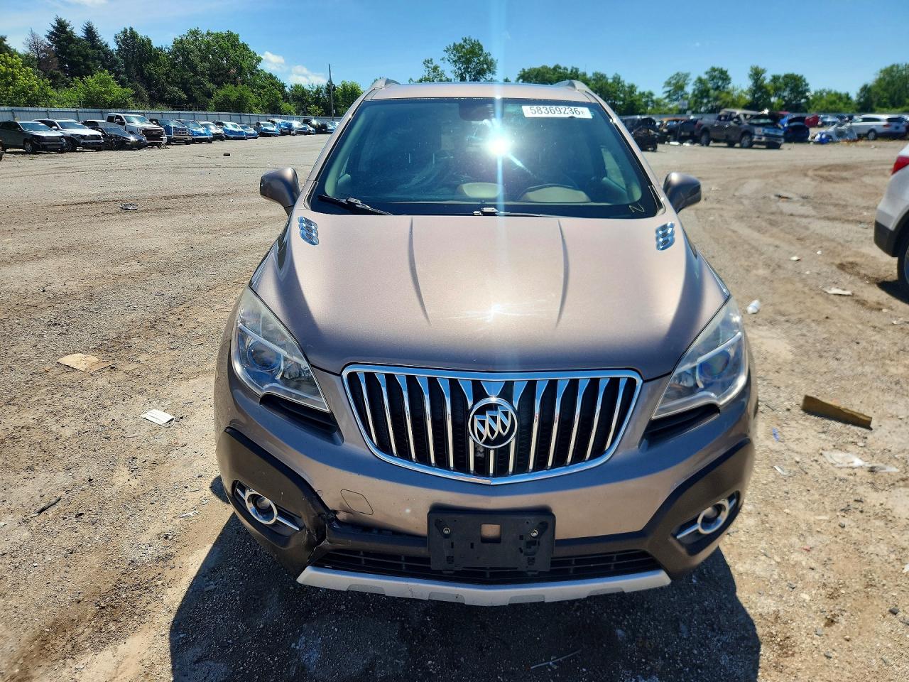 2013 Buick Encore Коричневый vin: KL4CJCSB3DB199382