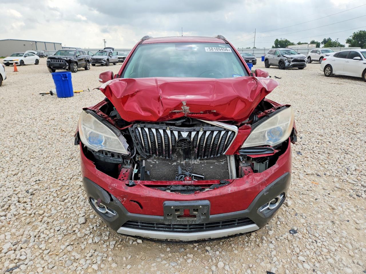 2014 Buick Encore Красный vin: KL4CJCSB3EB540488