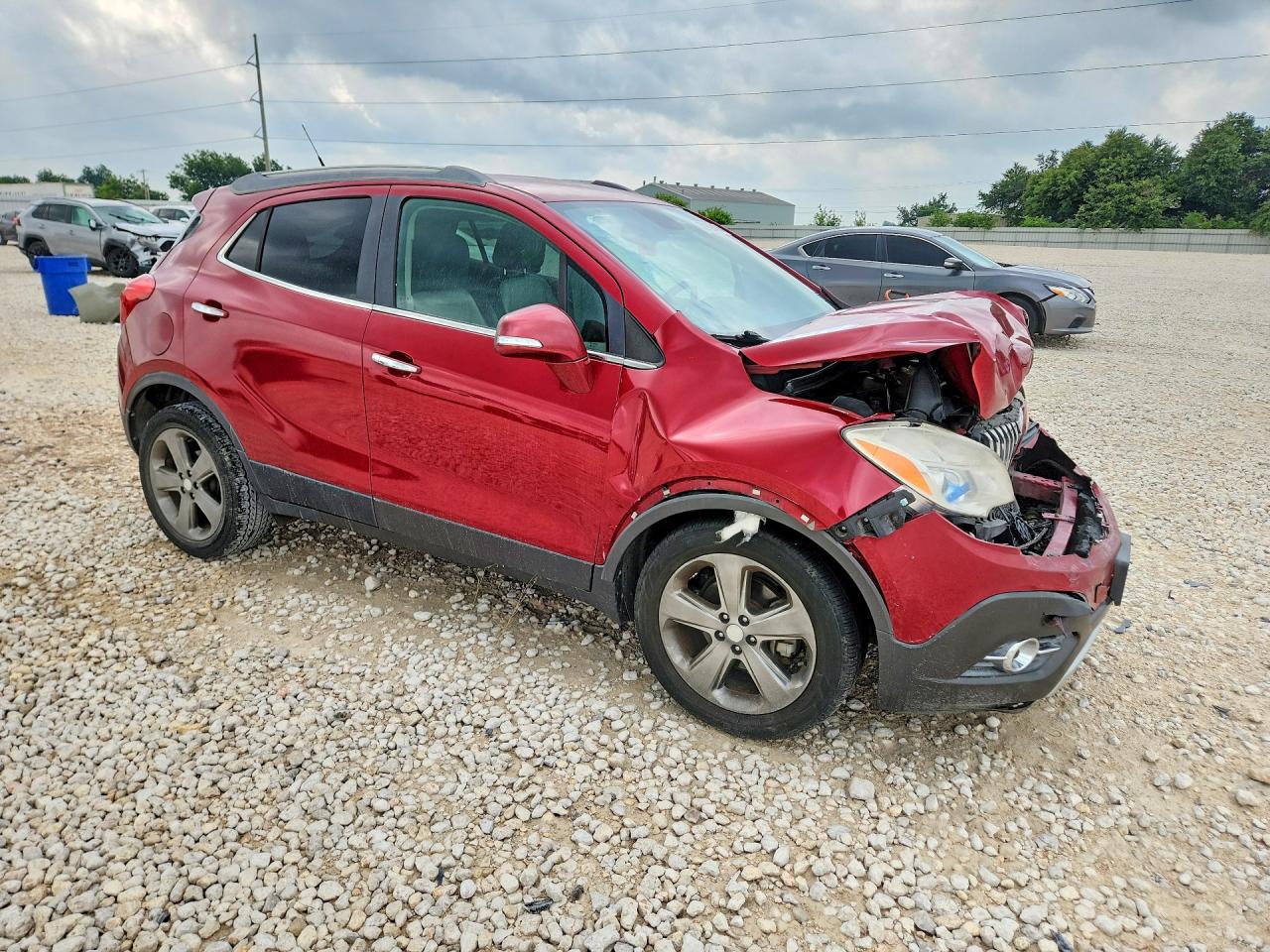 2014 Buick Encore Красный vin: KL4CJCSB3EB540488
