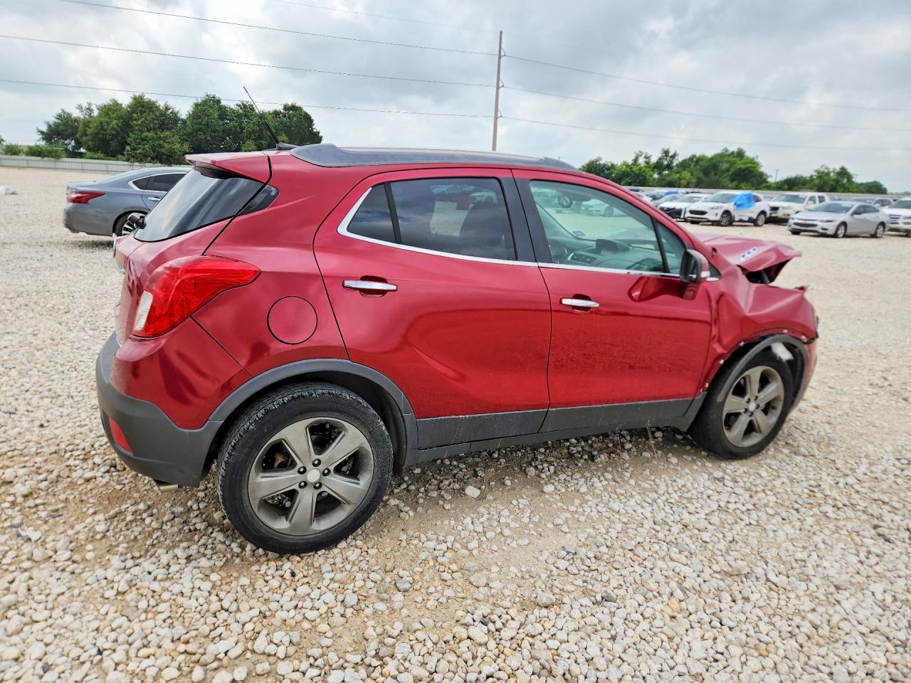 2014 Buick Encore Красный vin: KL4CJCSB3EB540488