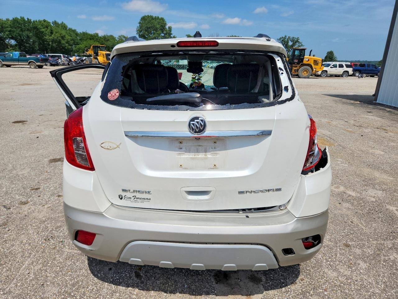 2014 Buick Encore White vin: KL4CJCSB3EB783640