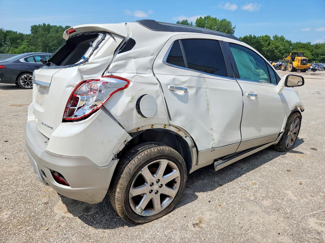 2014 Buick Encore White vin: KL4CJCSB3EB783640