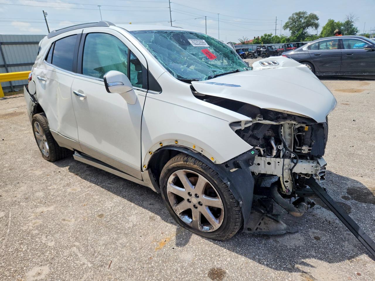 2014 Buick Encore White vin: KL4CJCSB3EB783640