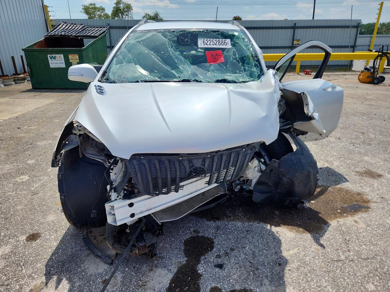 2014 Buick Encore White vin: KL4CJCSB3EB783640
