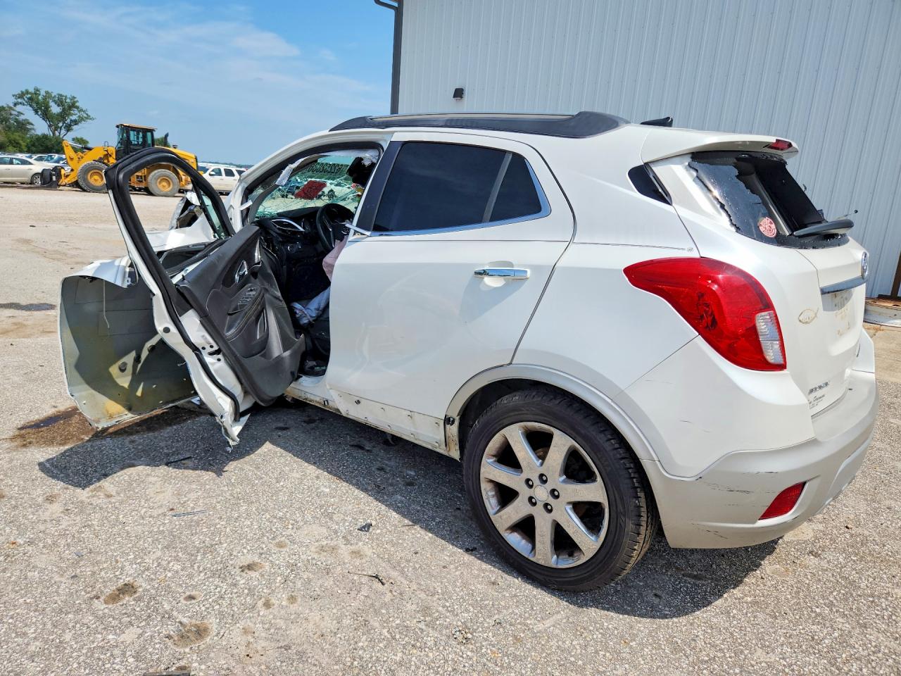 2014 Buick Encore White vin: KL4CJCSB3EB783640
