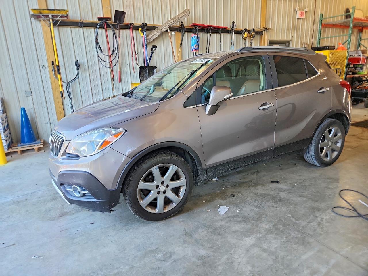 2015 Buick Encore Brown vin: KL4CJCSB3FB084672