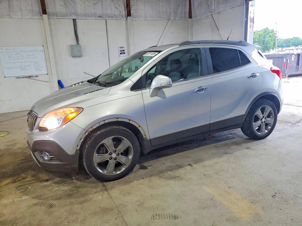 2014 Buick Encore Silver vin: KL4CJCSB4EB632127
