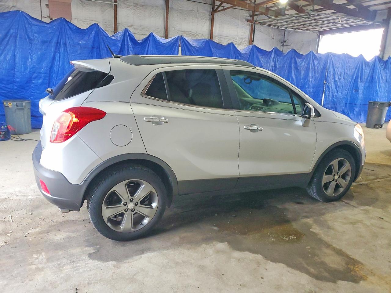 2014 Buick Encore Silver vin: KL4CJCSB4EB632127