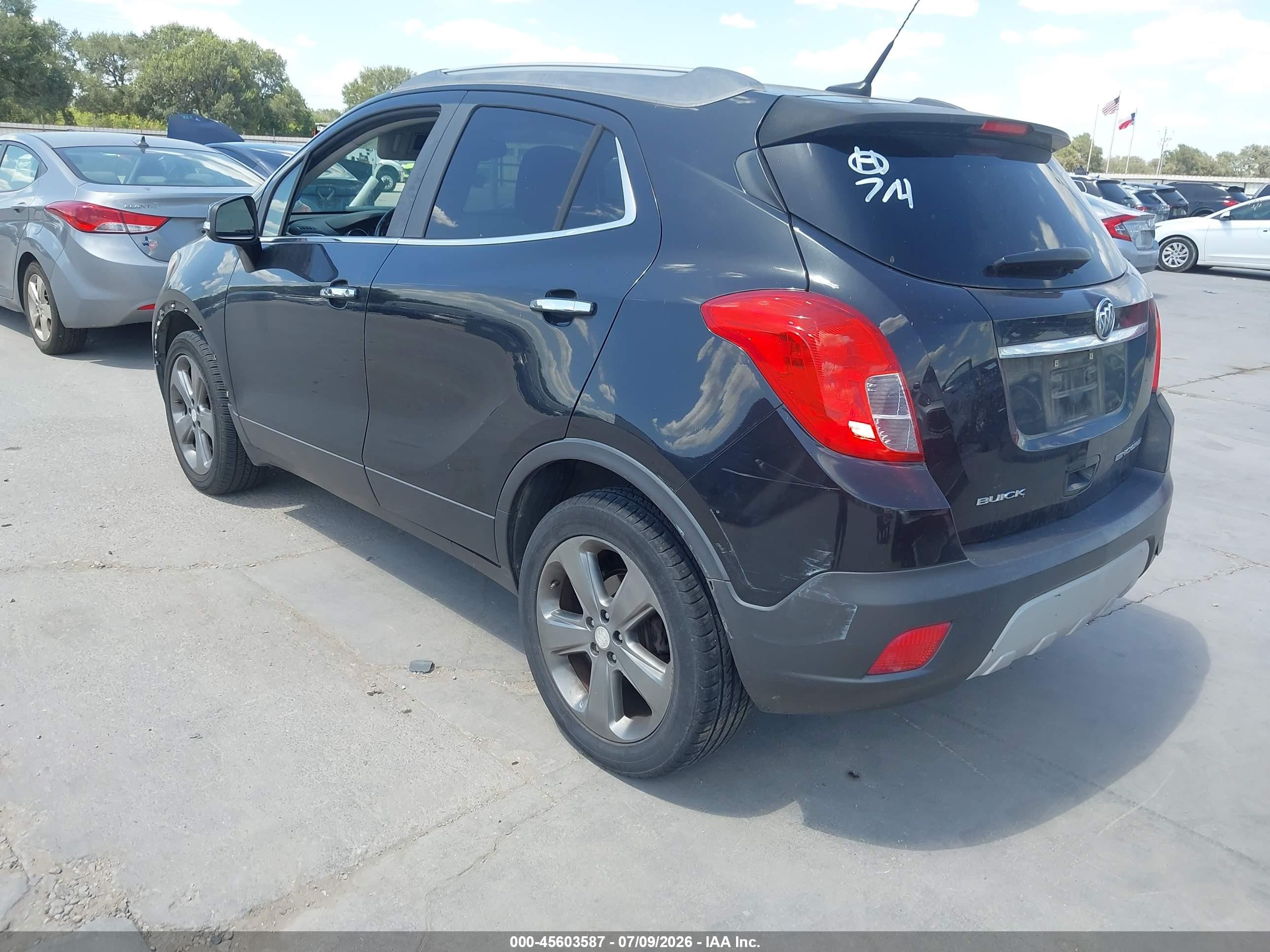 2014 Buick Encore Leather Black vin: KL4CJCSB4EB642379