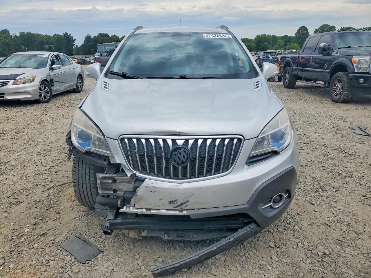 2014 Buick Encore Silver vin: KL4CJCSB4EB659344