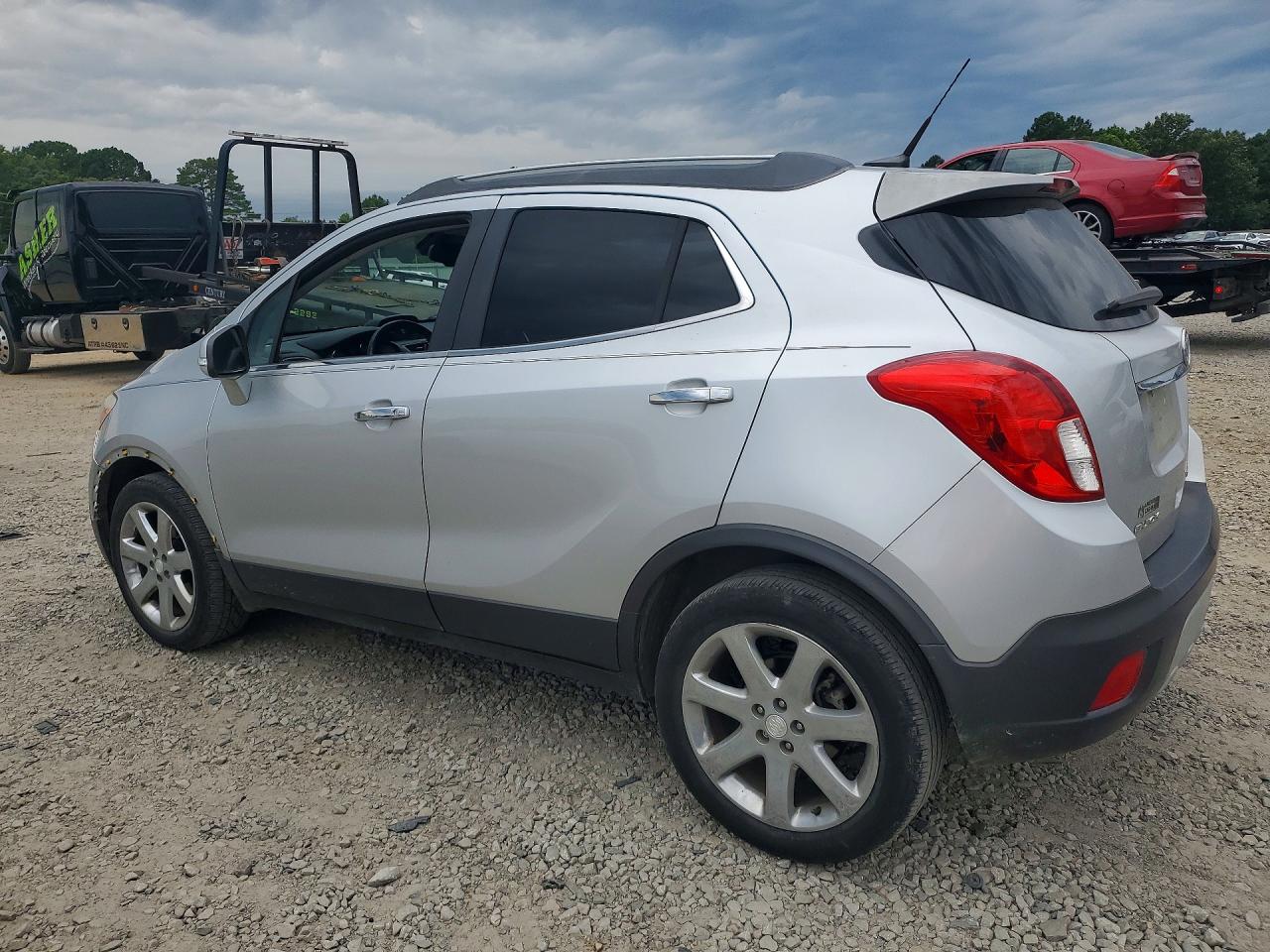 2014 Buick Encore Silver vin: KL4CJCSB4EB659344