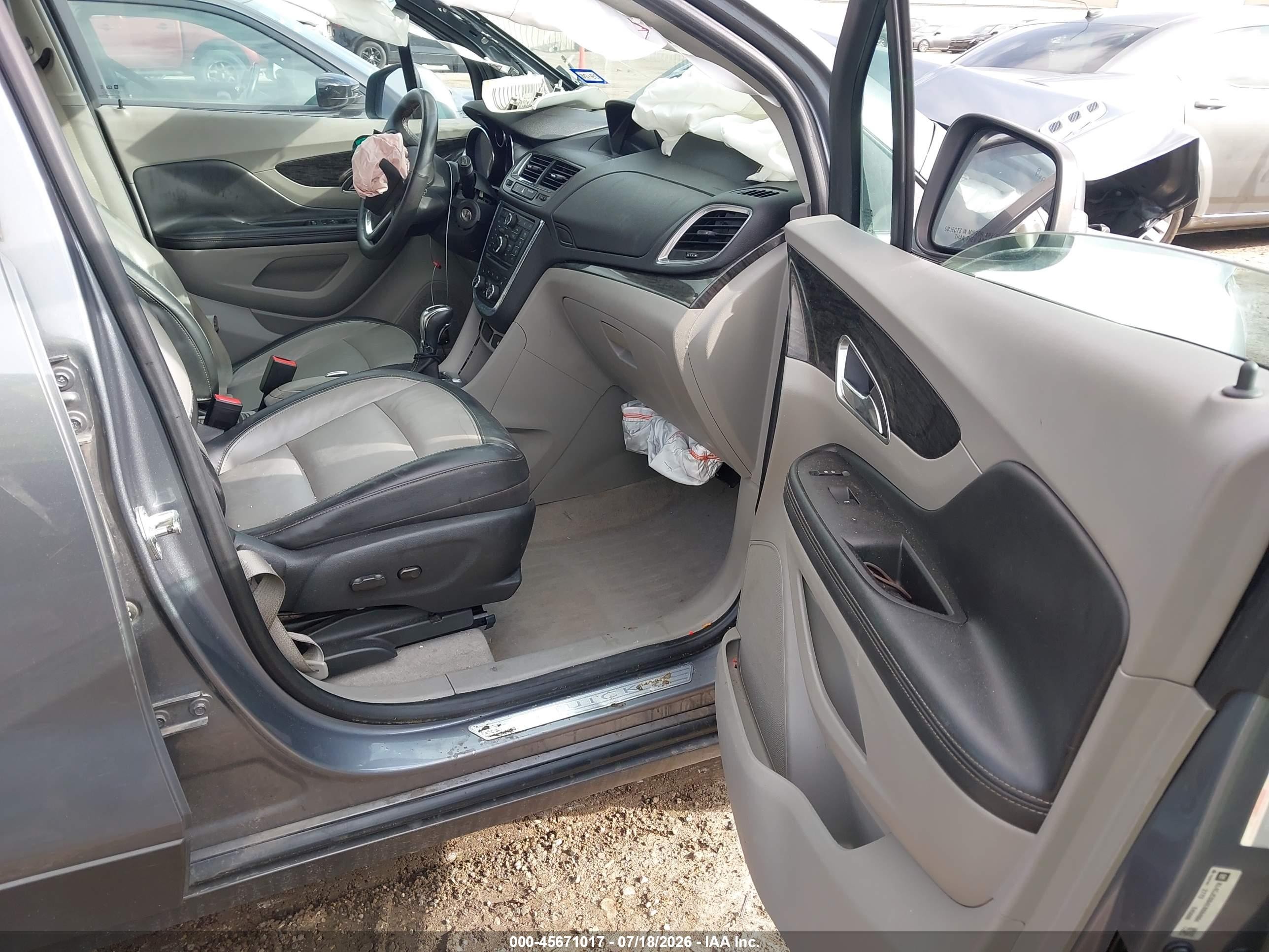 2014 Buick Encore Leather Gray vin: KL4CJCSB4EB684664