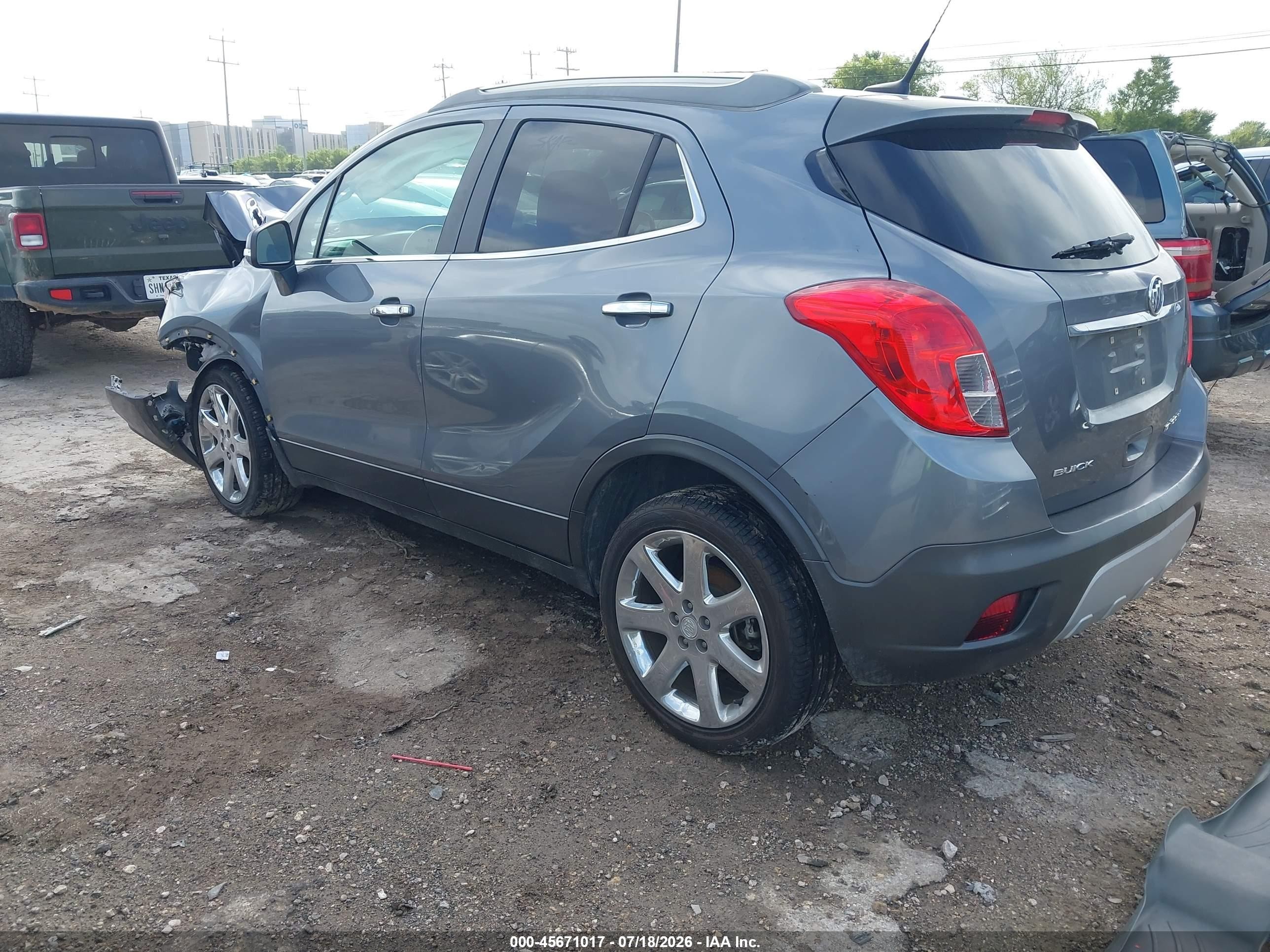2014 Buick Encore Leather Gray vin: KL4CJCSB4EB684664