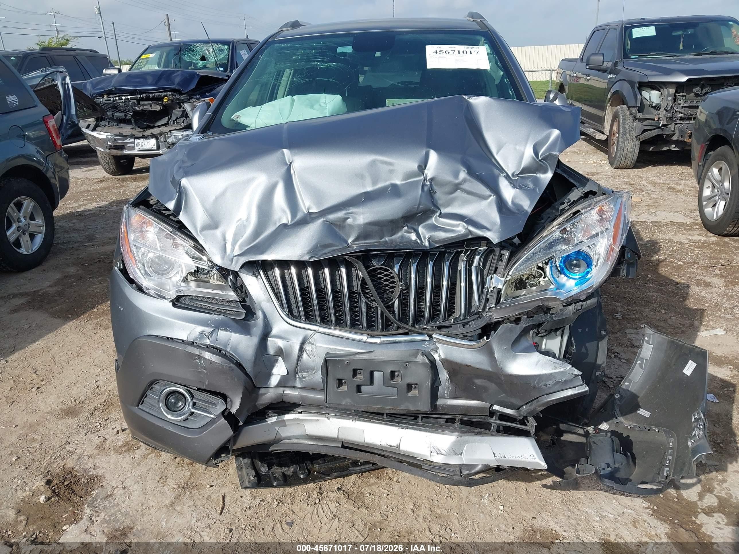 2014 Buick Encore Leather Gray vin: KL4CJCSB4EB684664